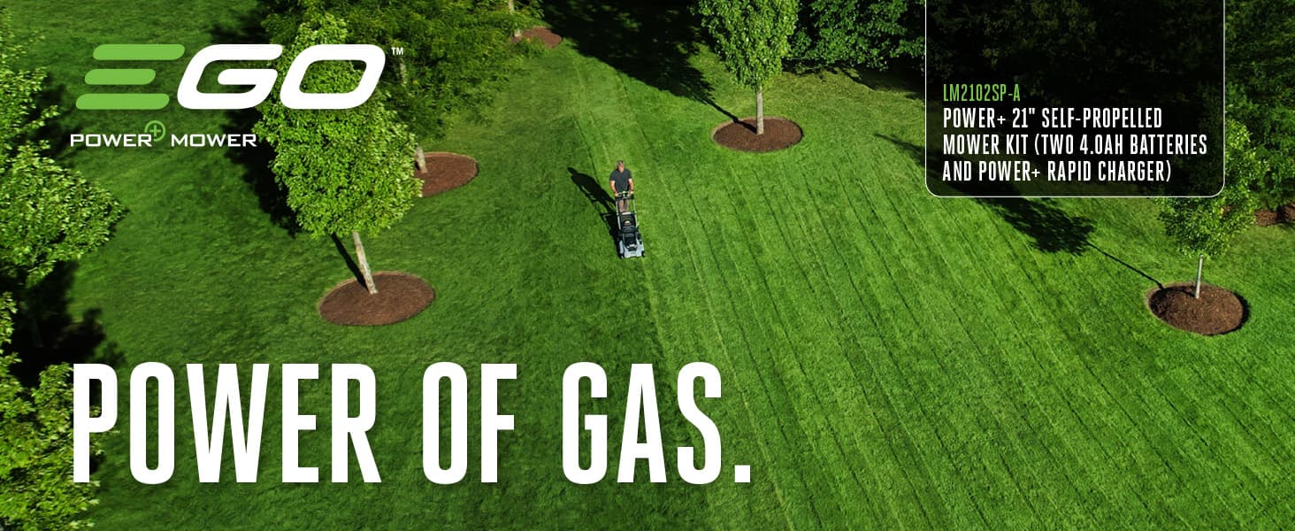 EGO Power+ mower with power of gas performance