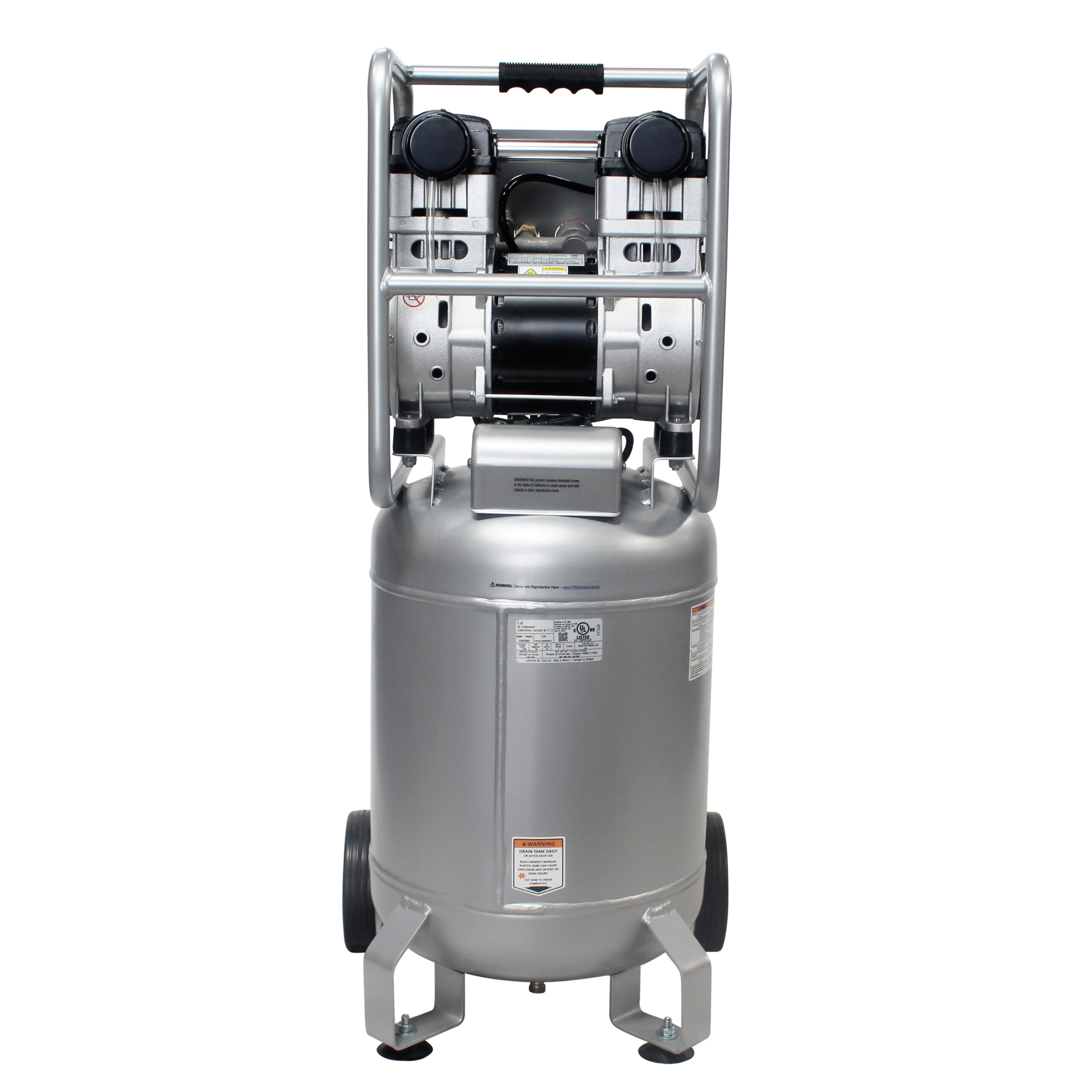 CALIFORNIA AIR TOOLS 10020C Ultra Quiet Oil-Free Powerful 2.0 Hp 10 Gallon Air Compressor 6