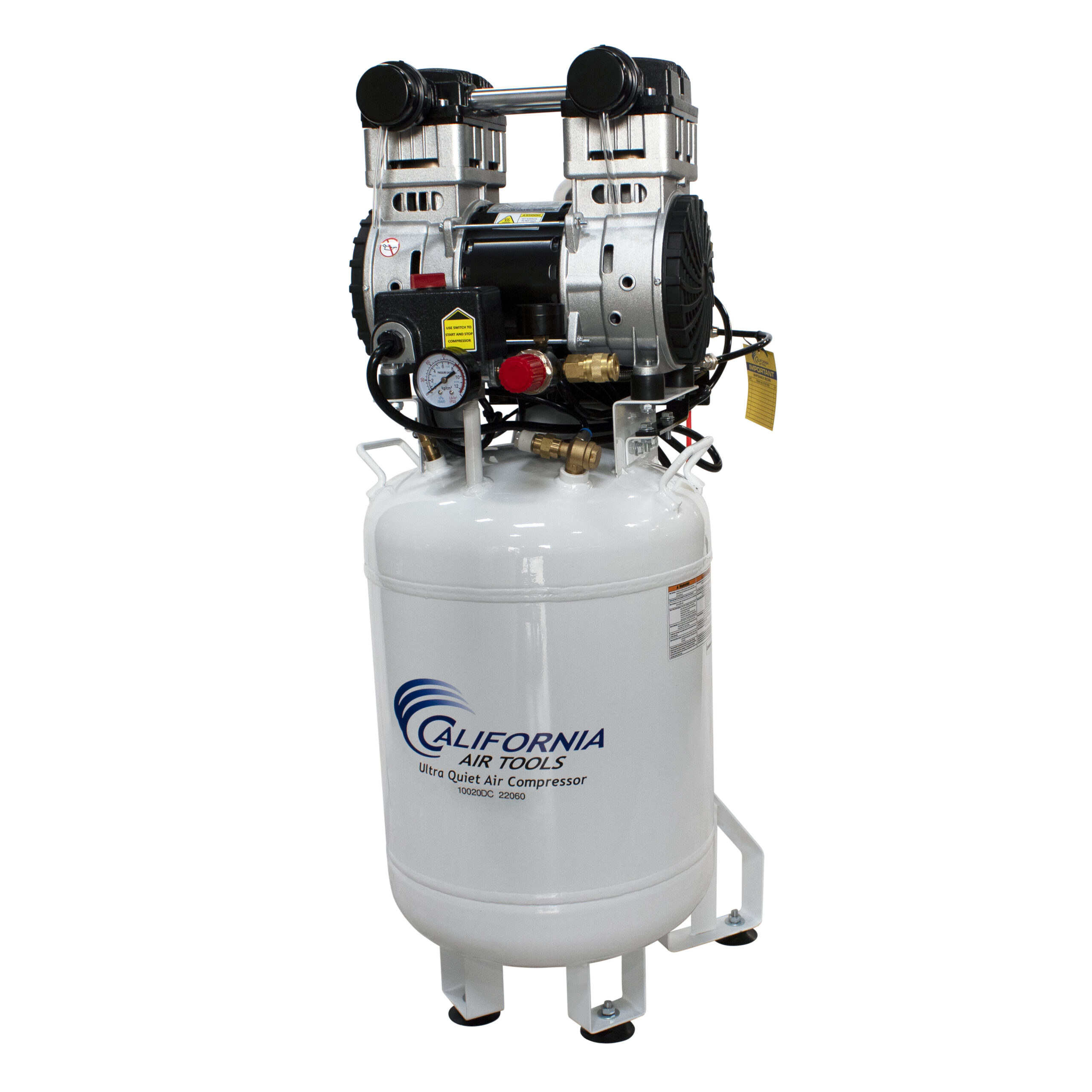 CALIFORNIA AIR TOOLS 10020DC-22060 2.0 Hp Ultra Quiet Oil-Free 10 Gallon Air Compressor with 80% Air Dryer 220v 60hz 9