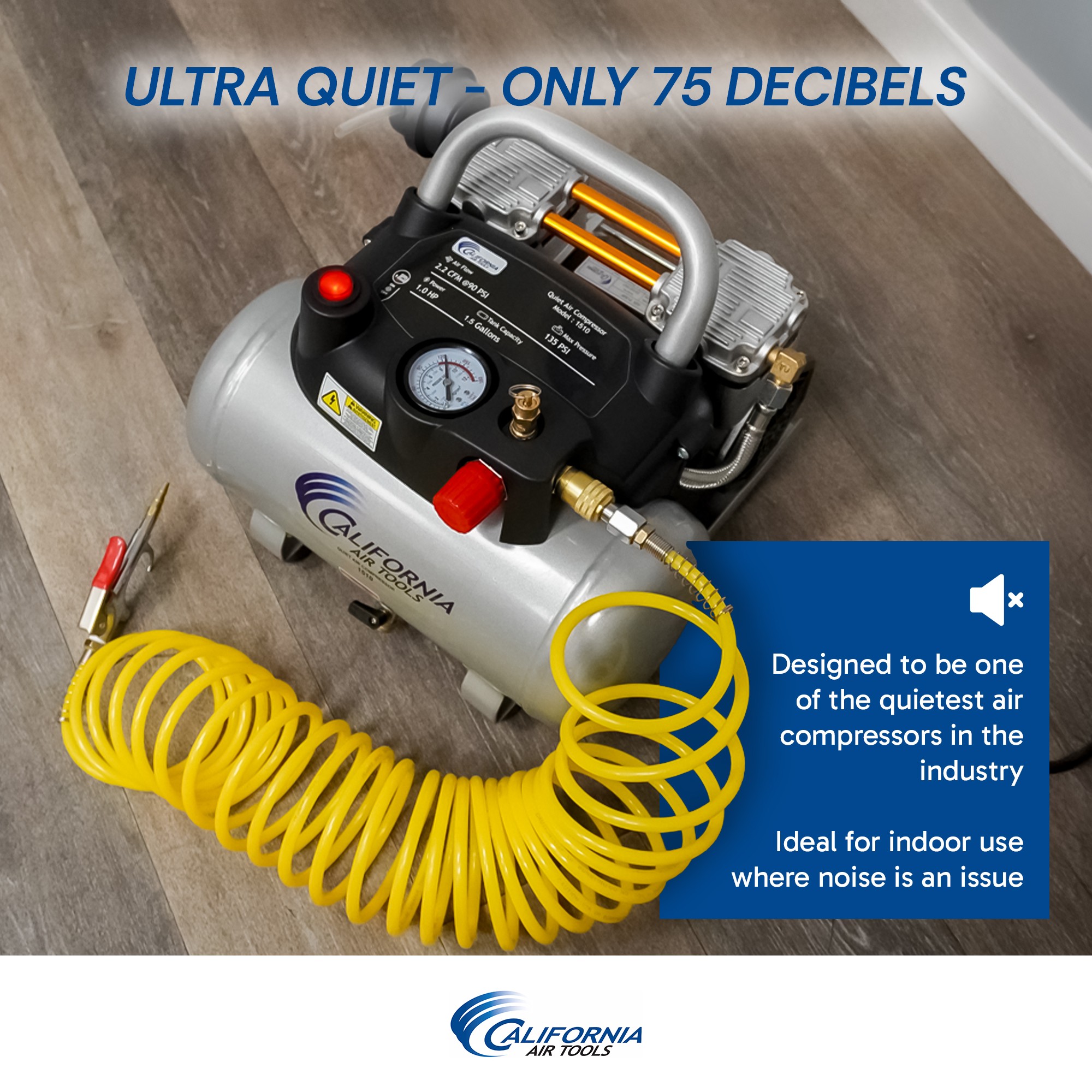 California Air Tools 1510 Quiet Air Compressor 5