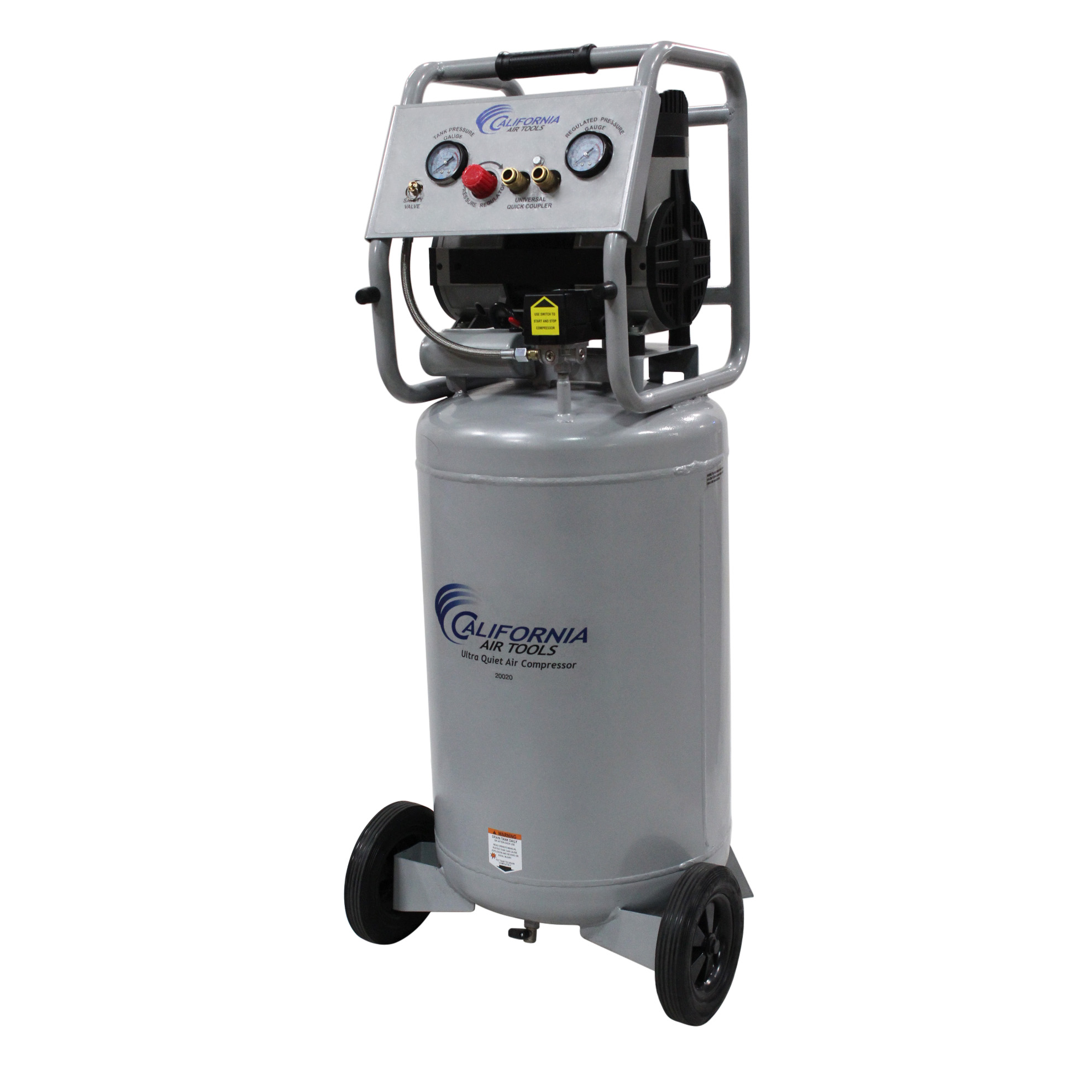 CALIFORNIA AIR TOOLS 20020 Ultra Quiet, Oil-Free and Powerful 2.0 Hp Portable 20-Gallon Air Compressor 6
