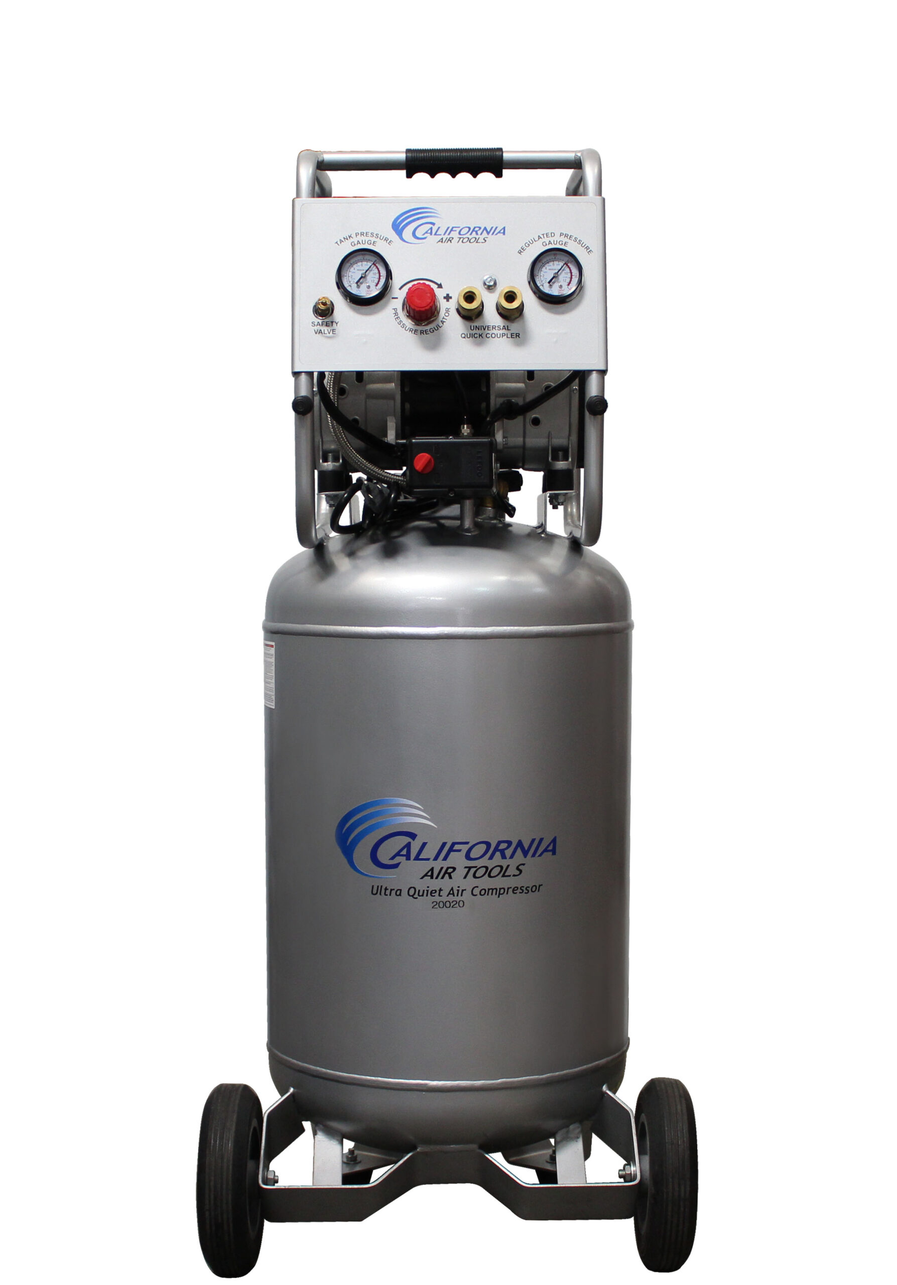 CALIFORNIA AIR TOOLS 20020AD Ultra Quiet, Oil-Free and Powerful 2.0 Hp Portable 20-Gallon Air Compressor