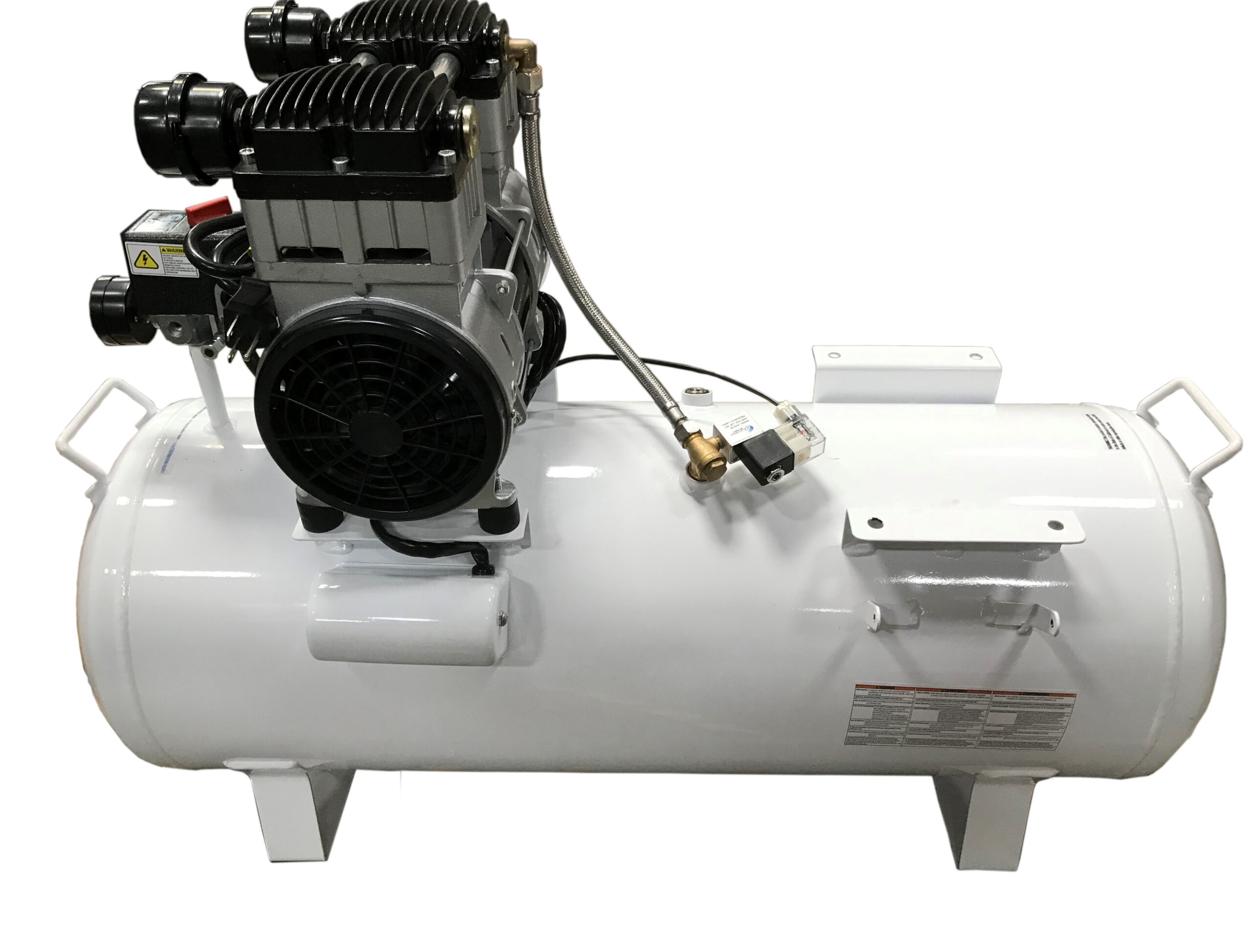 CALIFORNIA AIR TOOLS 20020CTR-22060 Ultra Quiet 70 dB, Powerful 2.0 Hp 20-Gallon Horizontal Oil-Free Air Compressor (220v 60hz) 7
