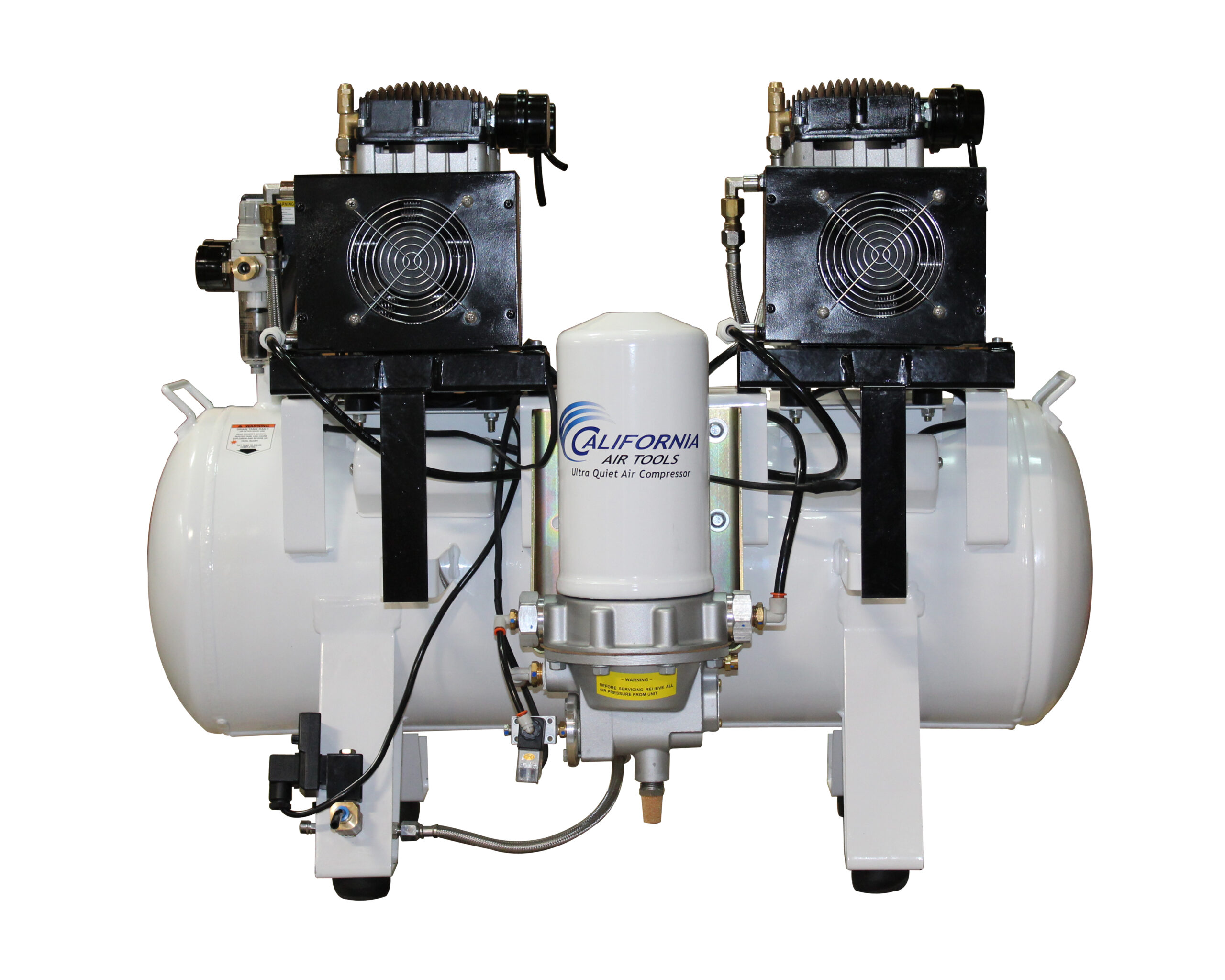 CALIFORNIA AIR TOOLS 20040DCADC Powerful 4.0 Hp Ultra Quiet, Ultra Dry & Oil-Free 20 Gallon Air Compressor with 98% Air Drying System and Automatic Drain Valve
