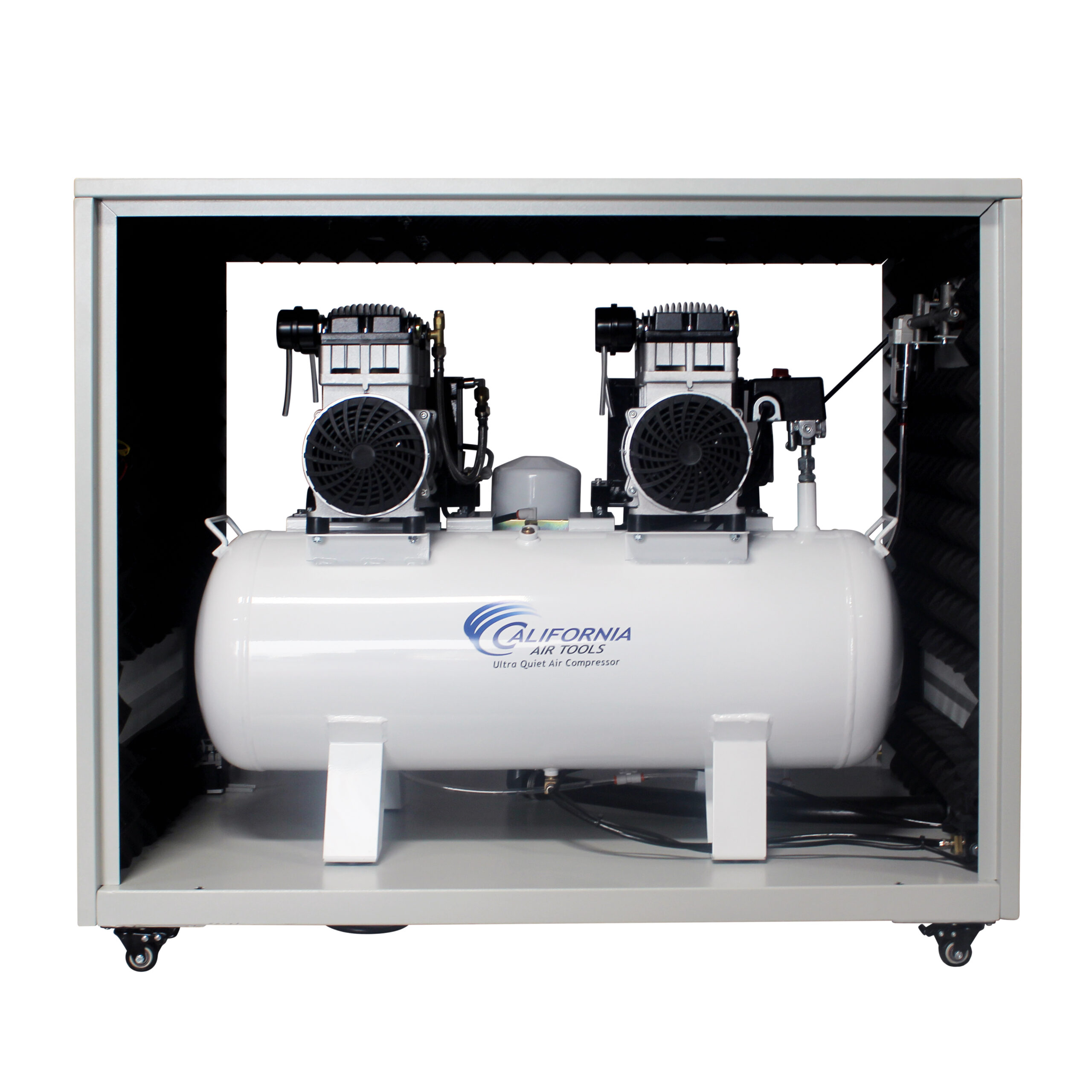 CALIFORNIA AIR TOOLS 20040DSPCADC Powerful 4.0 Hp Ultra Quiet & Oil-Free Air Compressor with 98% Air Drying System and Automatic Drain in a Soundproof Cabinet 9