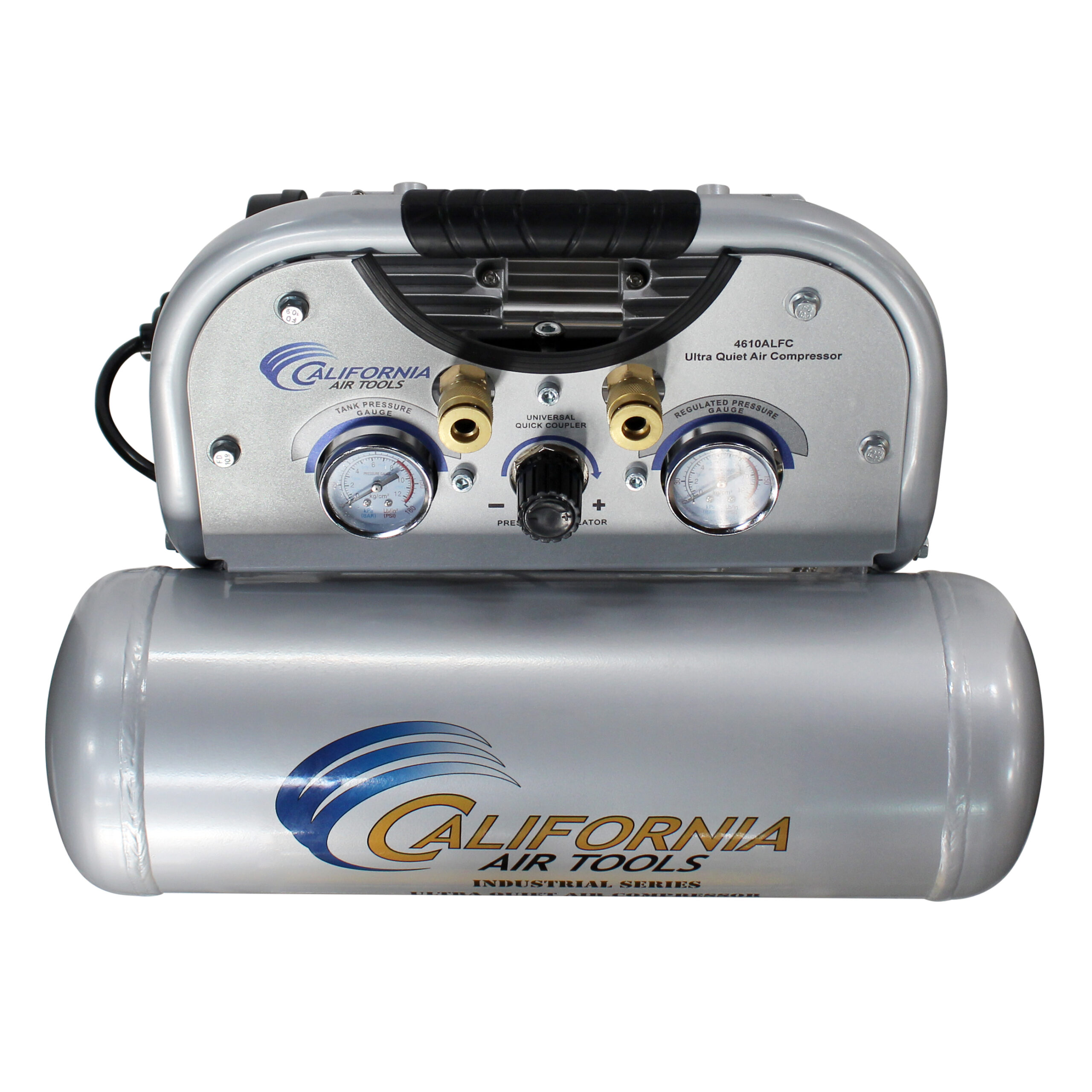 CALIFORNIA AIR TOOLS 4610ALFC Ultra Quiet 1.0 Hp, Oil-Free, Lightweight 4.6 Gallon Air Compressor (Industrial Series) 9