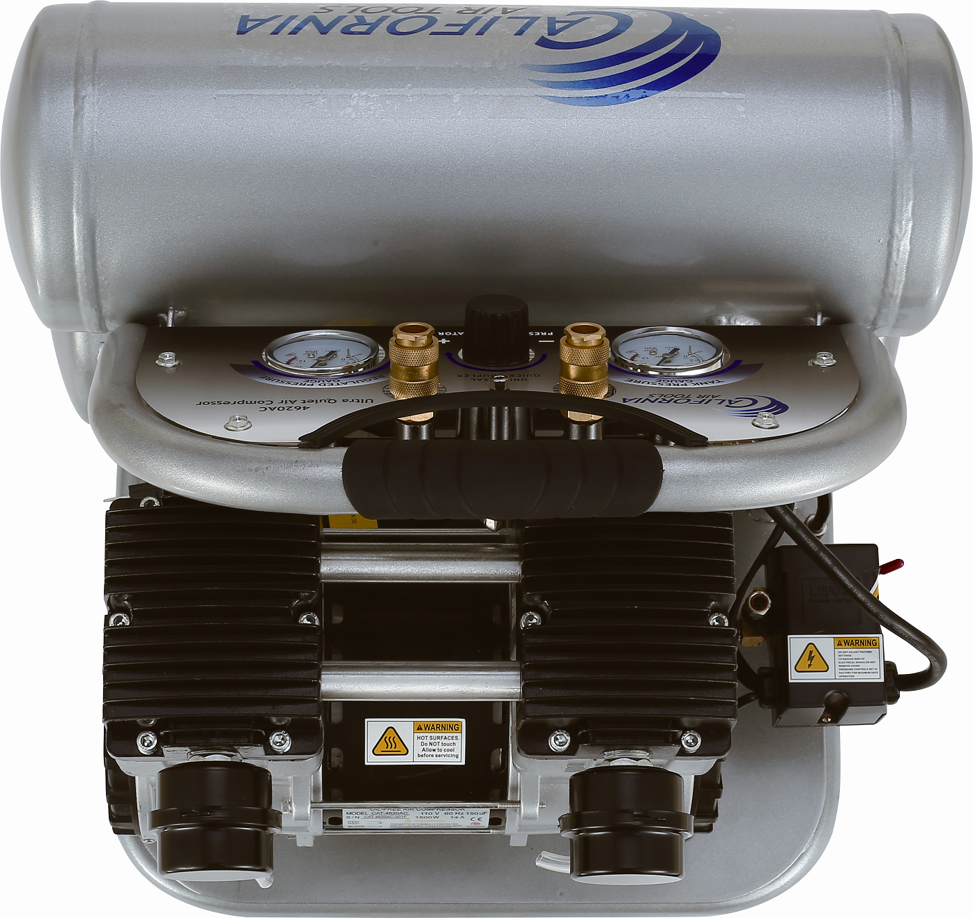 CALIFORNIA AIR TOOLS 4620AC Powerful 2.0 Hp Ultra Quiet & Oil-Free Air Compressor 6