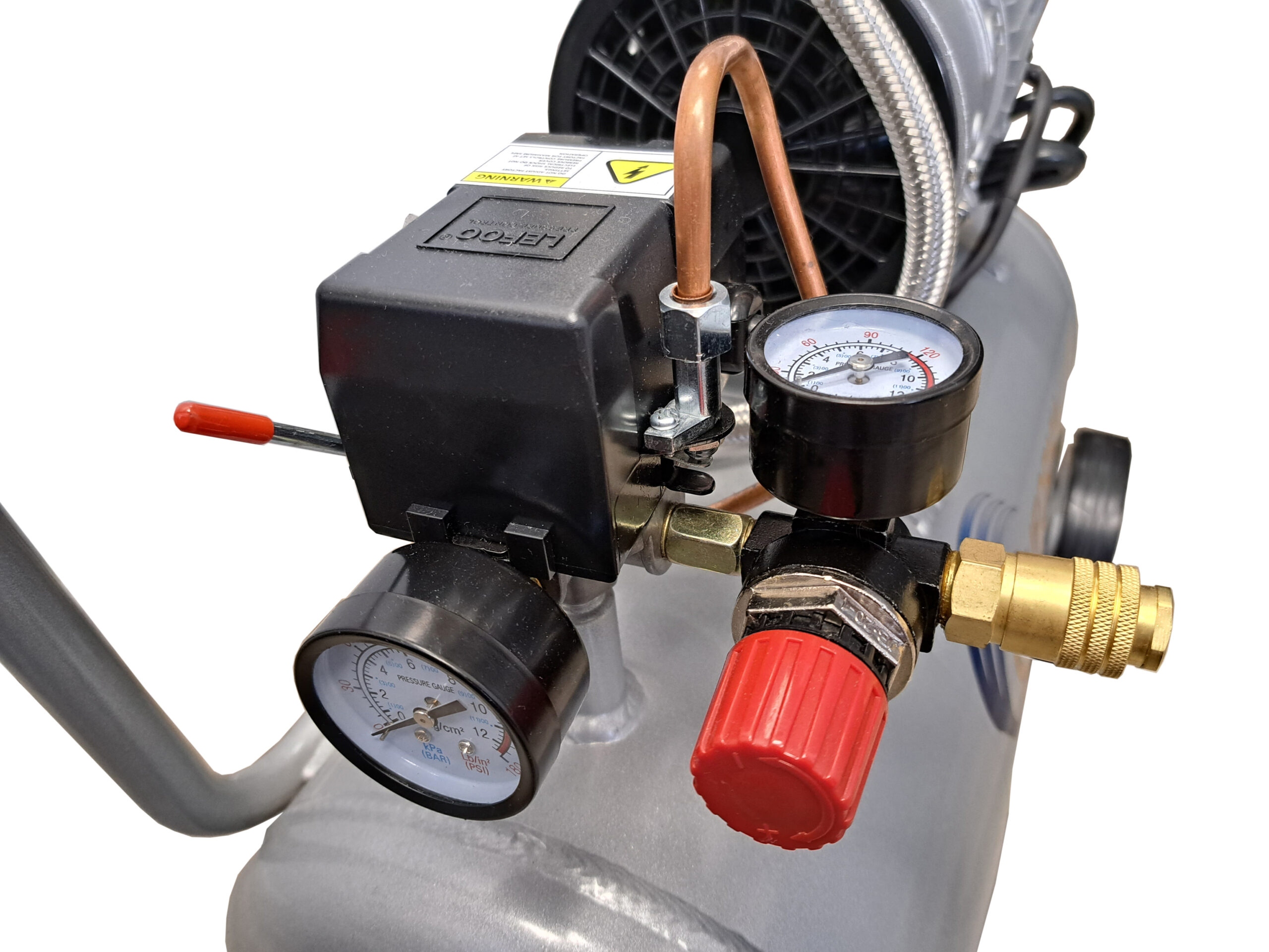 CALIFORNIA AIR TOOLS 8010AAD Ultra Quiet, Oil-Free, Lightweight 8-Gallon Aluminum Tank 1.0 Hp Air Compressor with Automatic Drain Valve 7