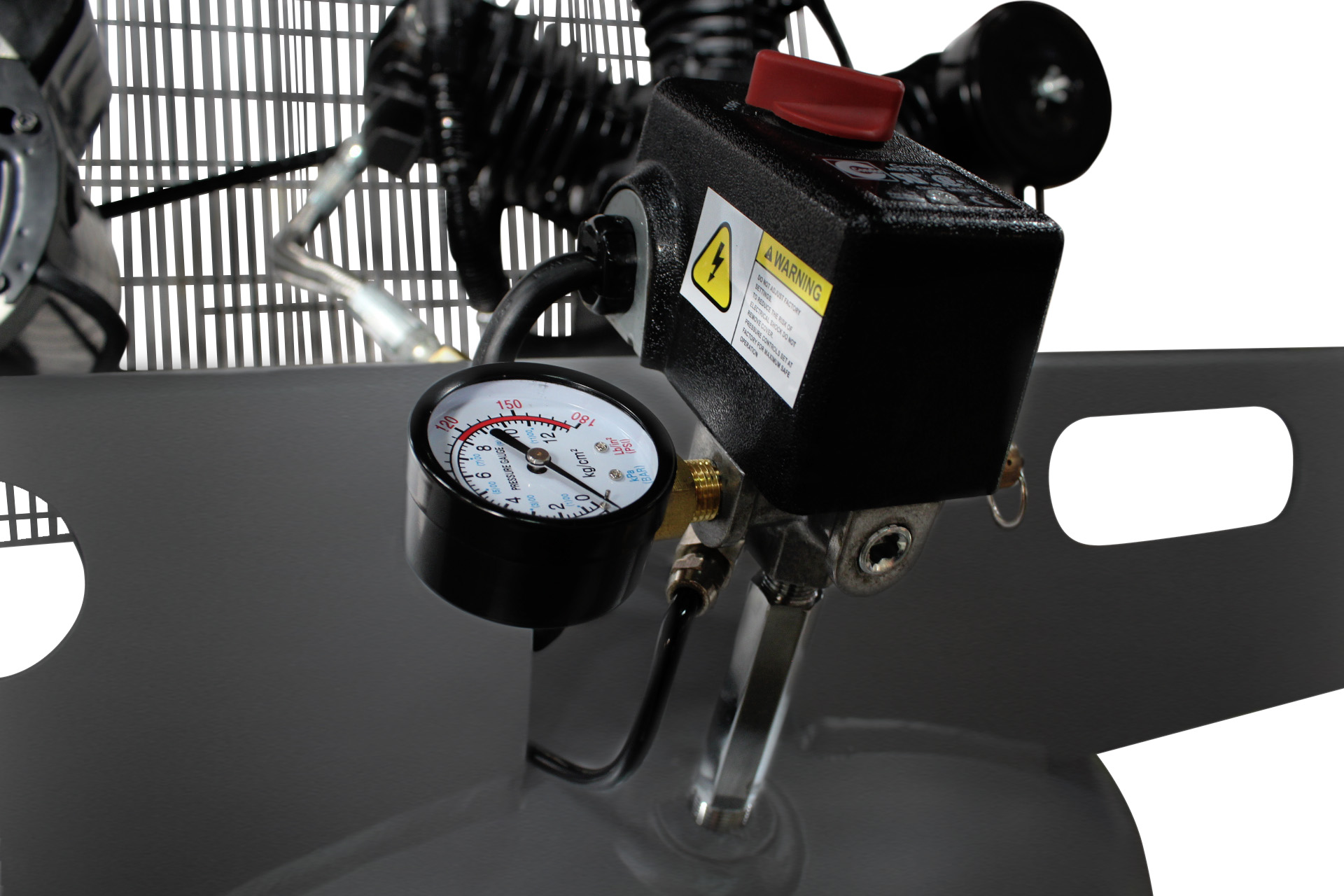 California Air Tools CALAIR 80050BD 80 Gal 5.0 hp One-Stage Oil-Lubricated Belt Driven Air Compressor 7