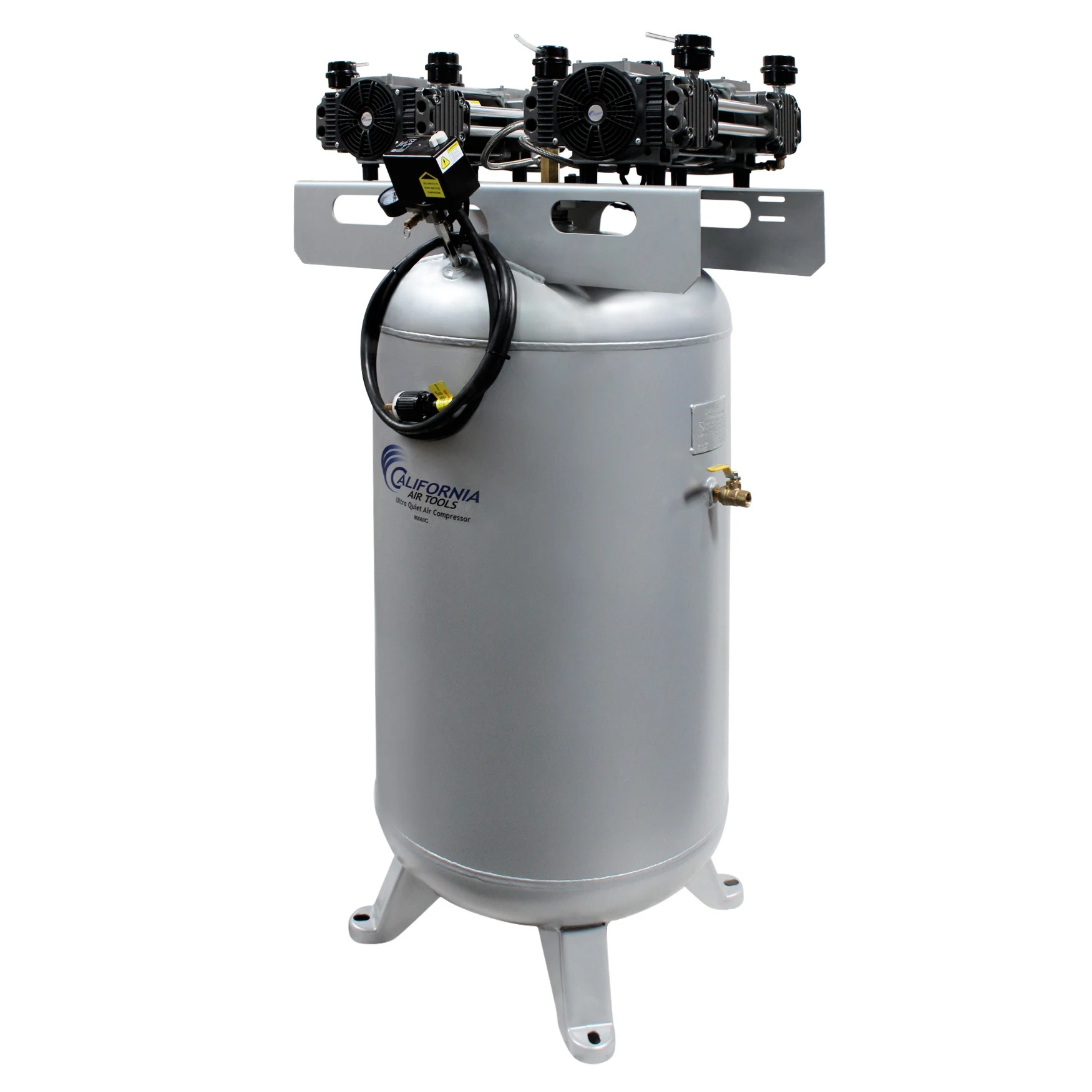 CALIFORNIA AIR TOOLS 80060C Powerful 6.0 Hp Ultra Quiet & Oil-Free 80 Gallon Stationary Air Compressor 20