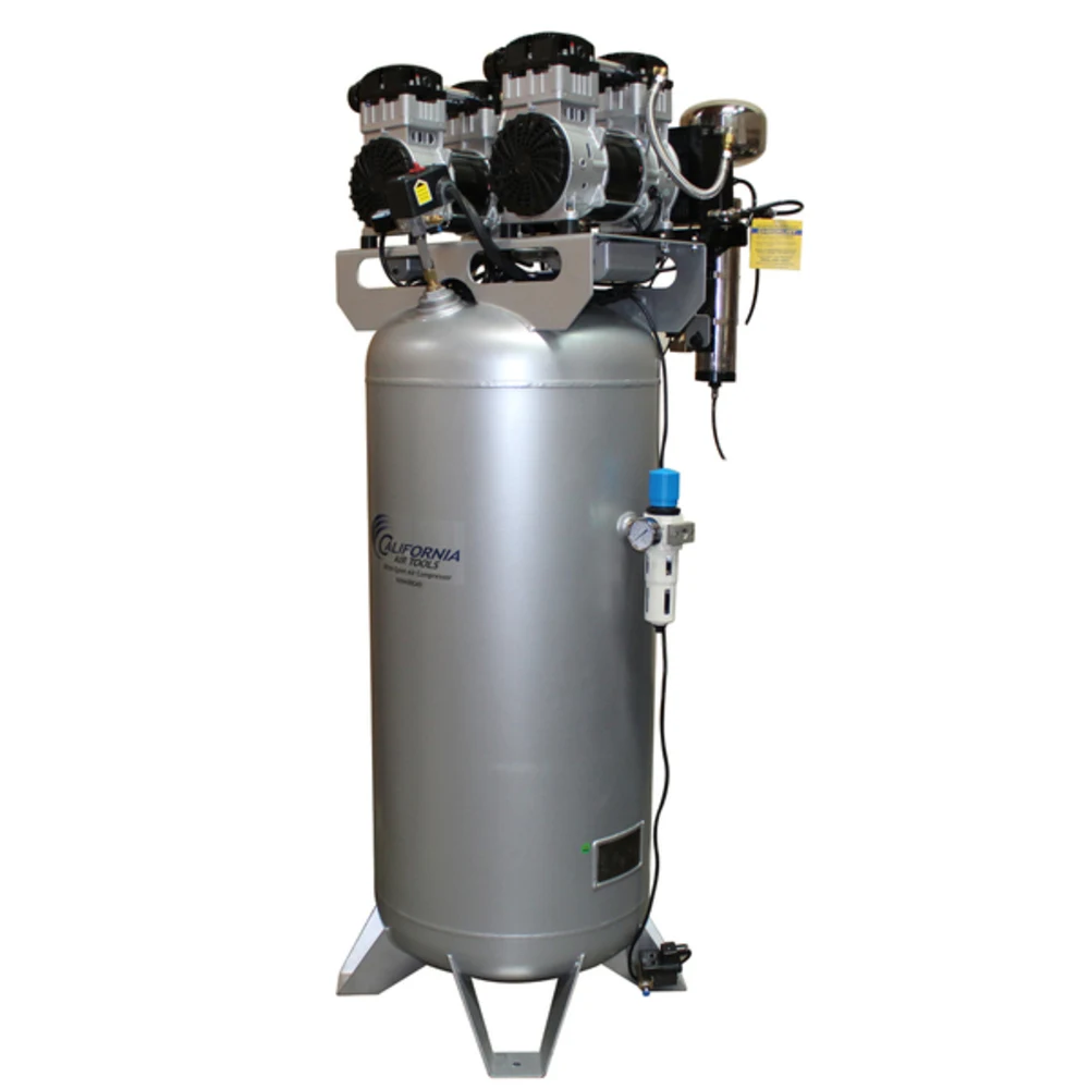 CALIFORNIA AIR TOOLS 60040DCAD Powerful 4.0 Hp Ultra Quiet & Oil-Free Air Compressor with 80% Air Drying System and Automatic Drain Valve 12