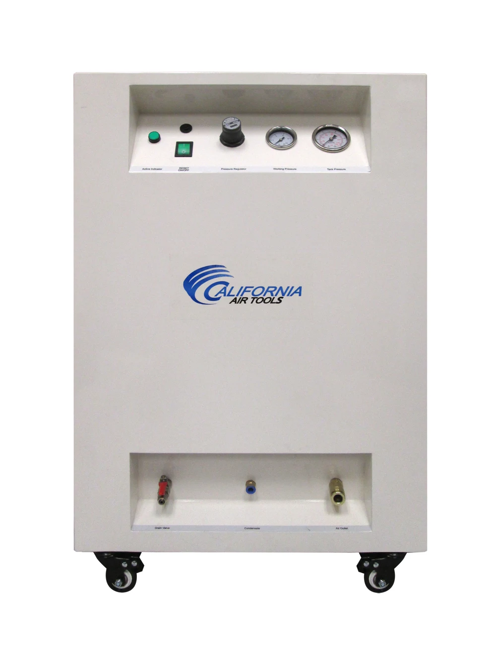 CALIFORNIA AIR TOOLS 8010DSPC 8 Gallon, 1.0 Hp Ultra Quiet & Oil-Free Air Compressor with 80% Air Dryer, Aftercooler and Sound Proof Cabinet 9