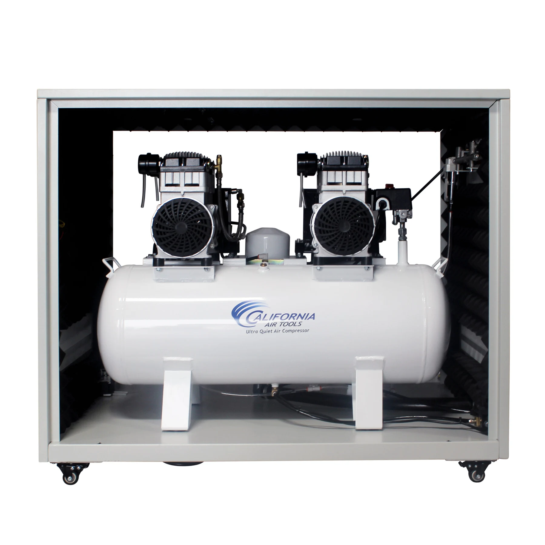 CALIFORNIA AIR TOOLS 20040DSPCADC Powerful 4.0 Hp Ultra Quiet & Oil-Free Air Compressor with 98% Air Drying System and Automatic Drain in a Soundproof Cabinet 4