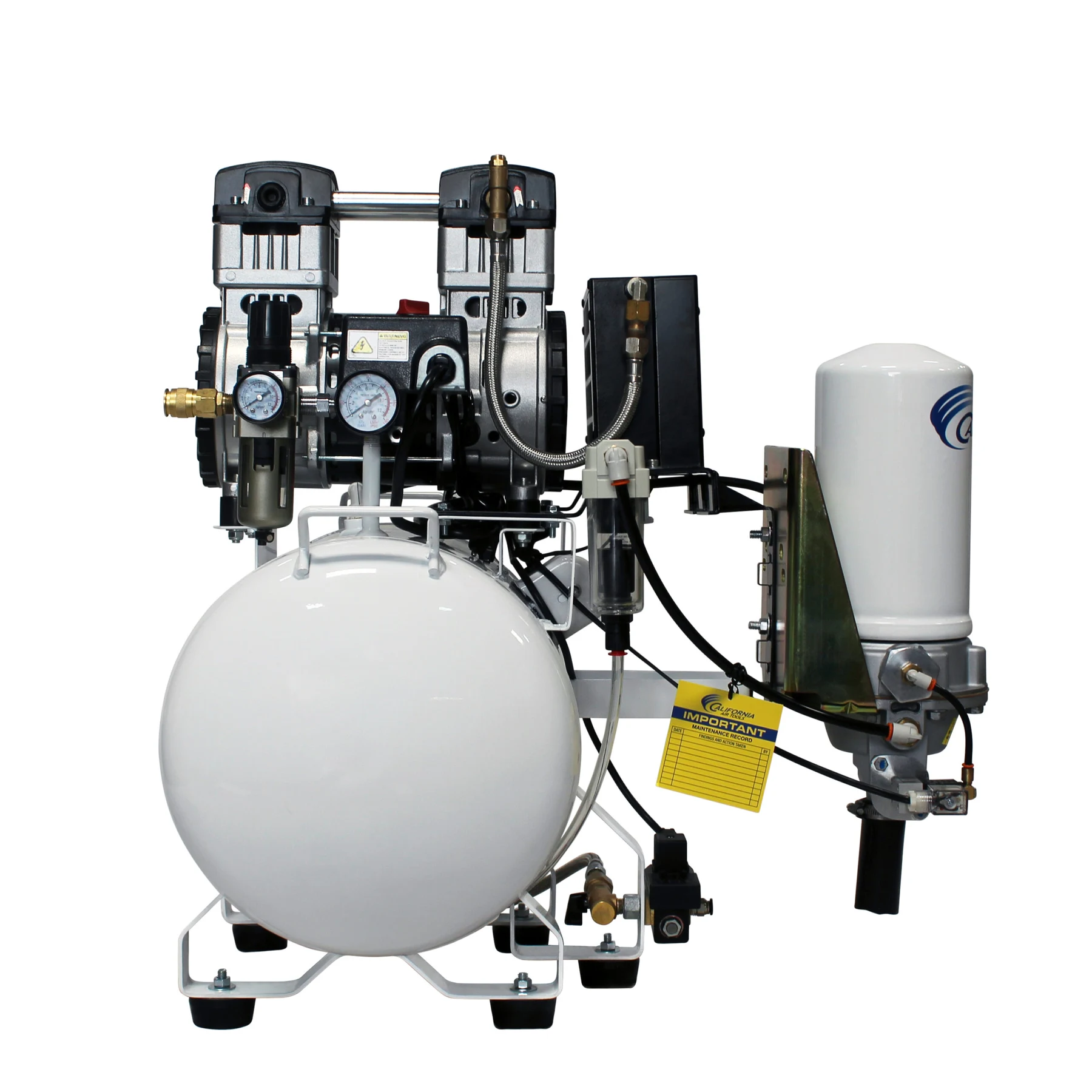 CALIFORNIA AIR TOOLS 10020HDCADC-22060 Powerful 2.0 Hp Ultra Quiet, Ultra Dry & Oil-Free 10 Gallon Air Compressor with 98% Air Drying System and Automatic Drain Valve 11