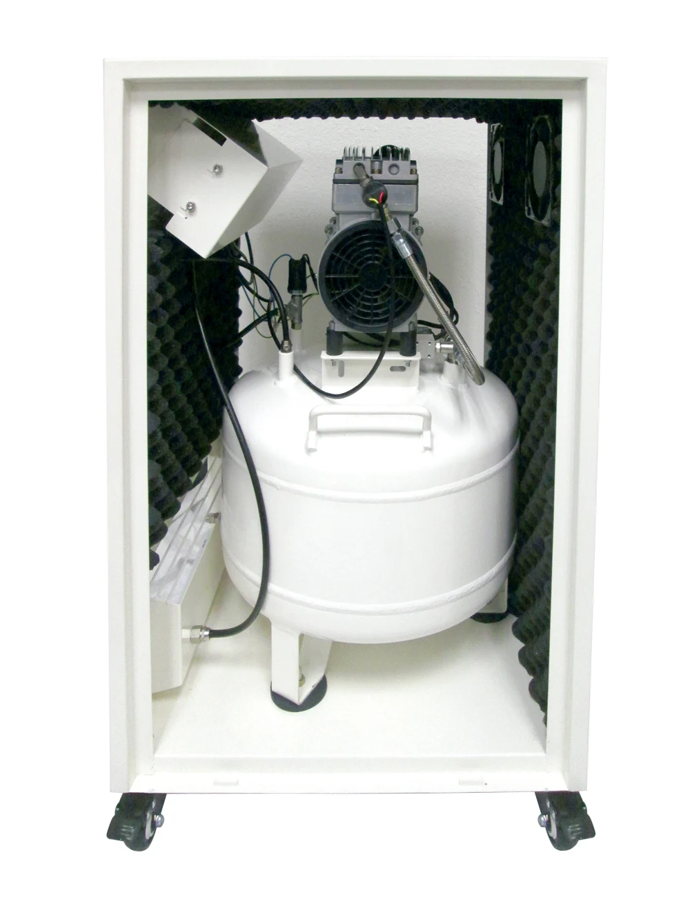 CALIFORNIA AIR TOOLS 8010SPC 1.0 Hp Ultra Quiet & Oil-Free Air Compressor with Sound Proof Cabinet 2