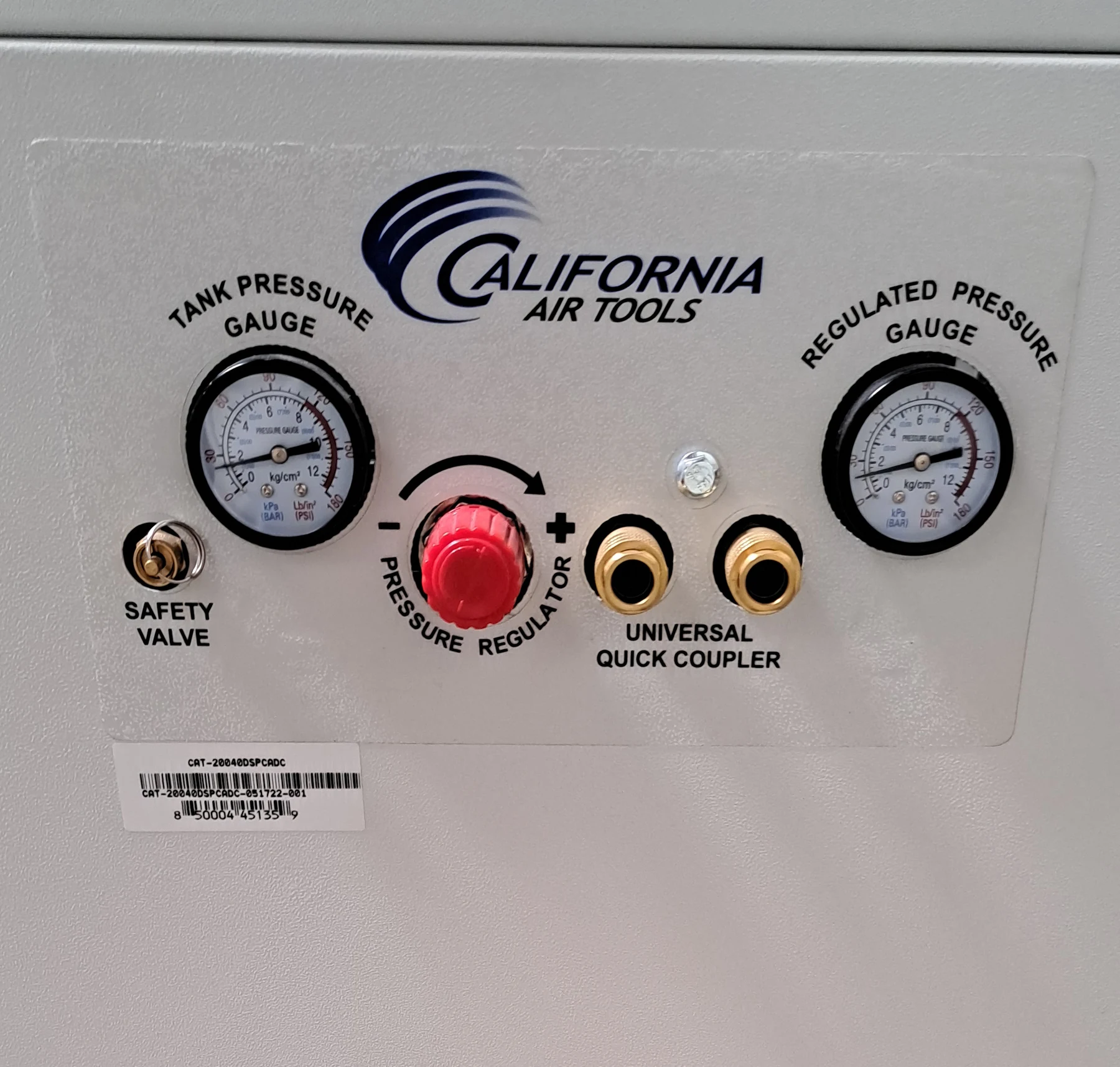 CALIFORNIA AIR TOOLS 20040DSPCADC Powerful 4.0 Hp Ultra Quiet & Oil-Free Air Compressor with 98% Air Drying System and Automatic Drain in a Soundproof Cabinet 8
