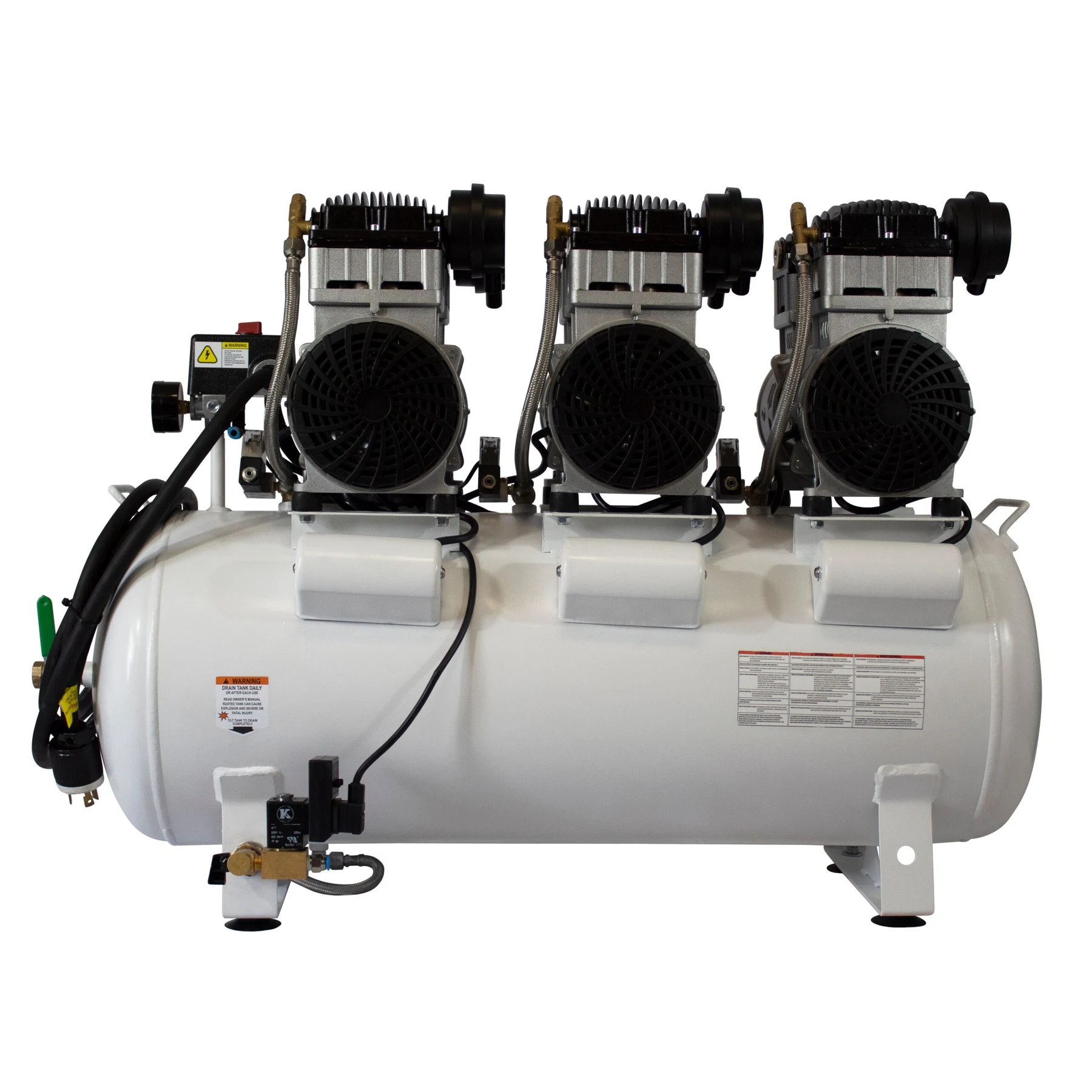 CALIFORNIA AIR TOOLS 20060CAD Powerful 6.0 Hp Ultra Quiet & Oil-Free 20 Gallon Air Compressor with Automatic Drain Valve 20