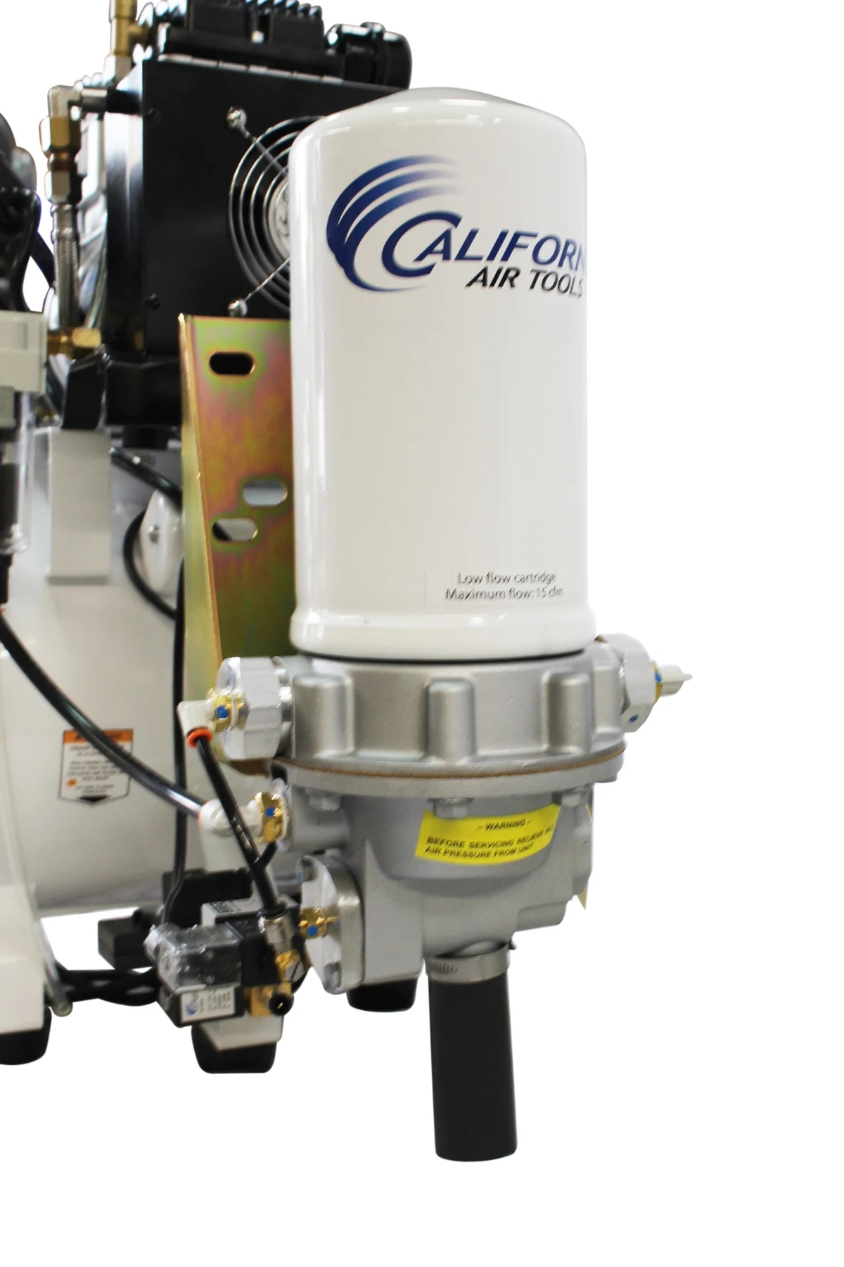 CALIFORNIA AIR TOOLS 10020HDSMADC Powerful 2.0 Hp SMART Ultra Quiet & Oil-Free 10 Gallon Air Compressor with 98% Air Dryer and Automatic Drain Valve 20