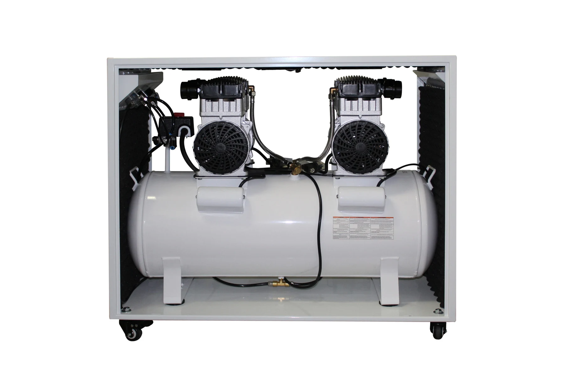CALIFORNIA AIR TOOLS 20040SPCAD Ultra Quiet and Oil-Free 4.0 Hp Air Compressor in Sound Proof Cabinet with Auto Drain Valve 3