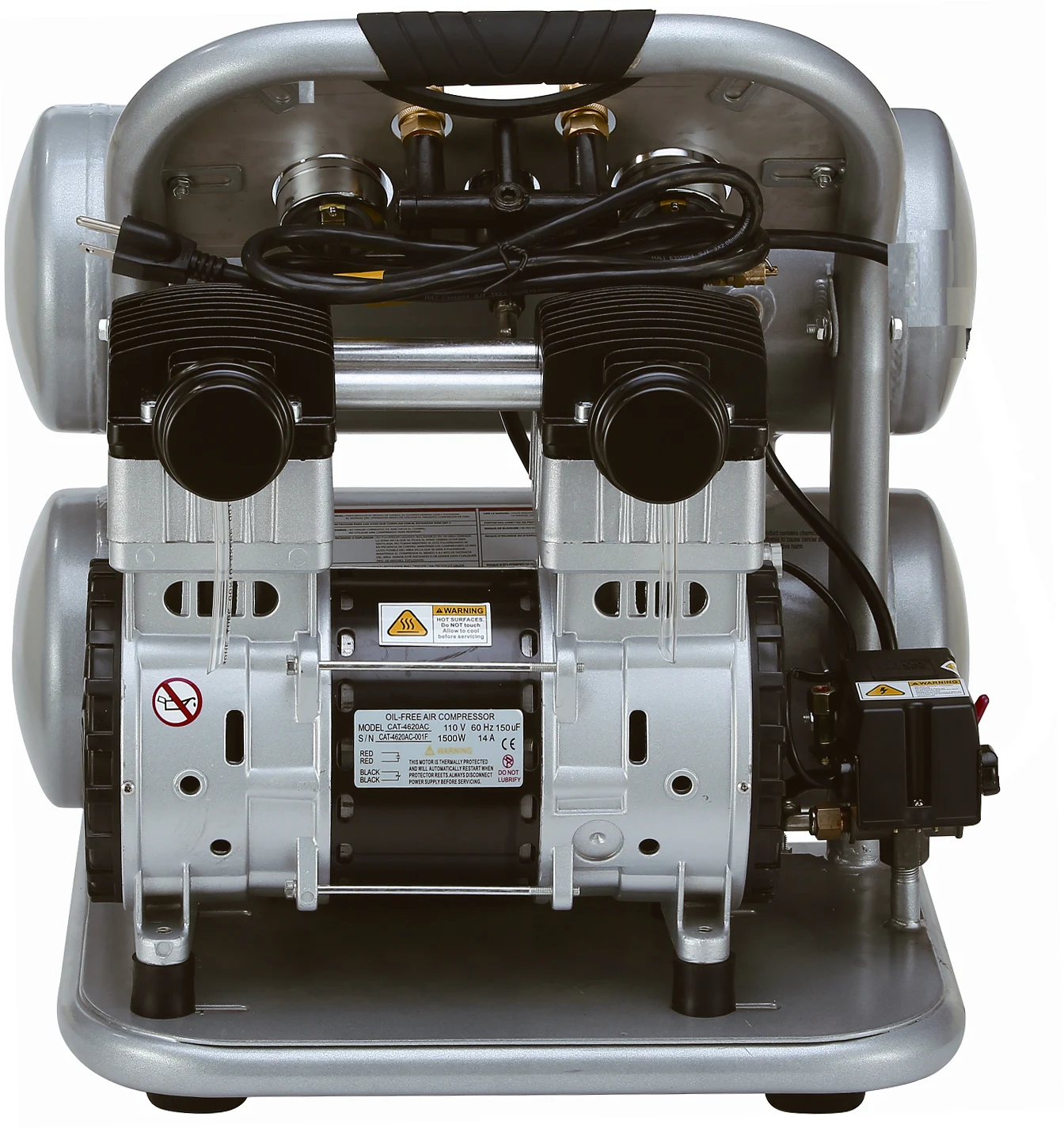 CALIFORNIA AIR TOOLS 4620AC-22060 Powerful 2.0 Hp Ultra Quiet & Oil-Free Air Compressor 10