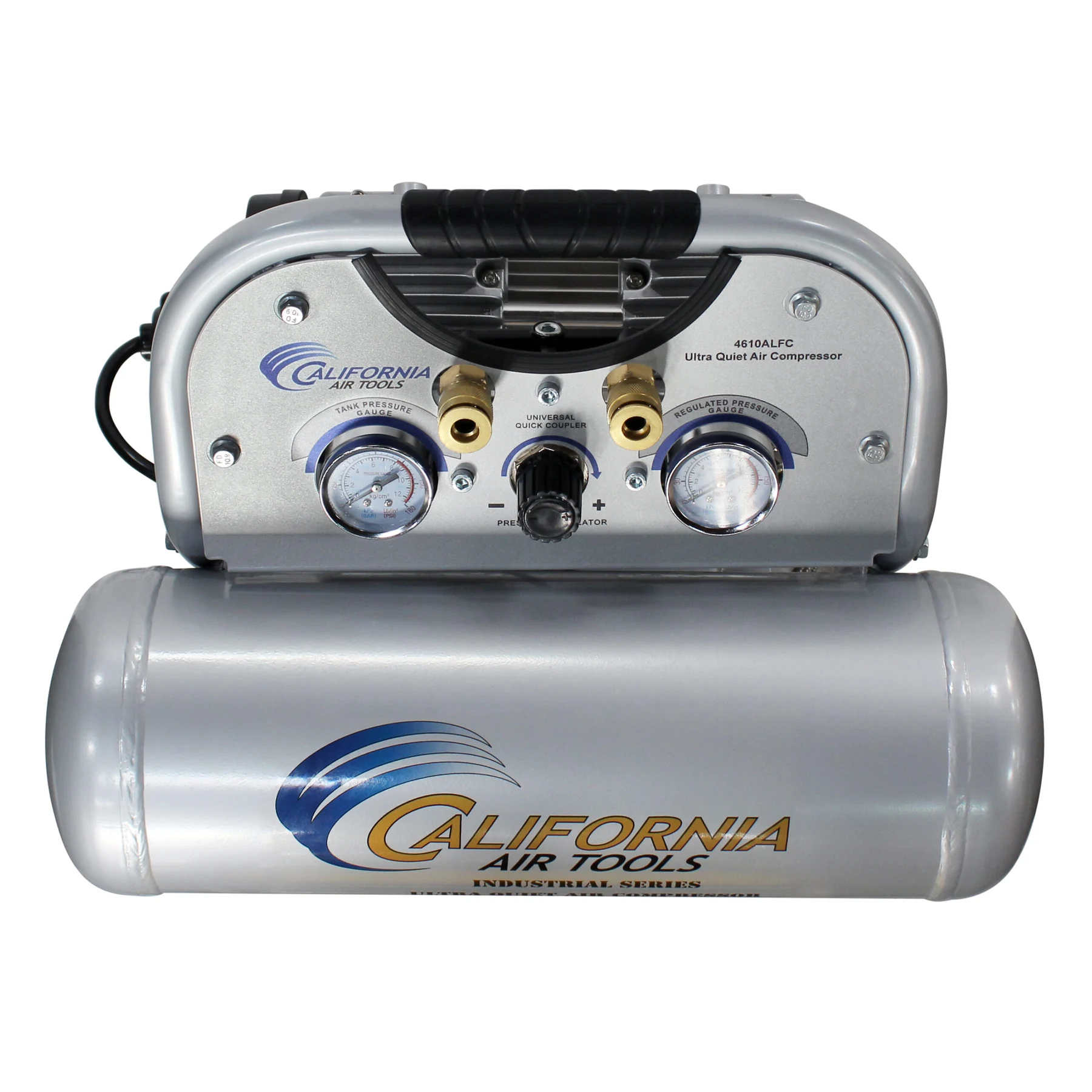 CALIFORNIA AIR TOOLS 4610ALFC Ultra Quiet 1.0 Hp, Oil-Free, Lightweight 4.6 Gallon Air Compressor (Industrial Series) 7