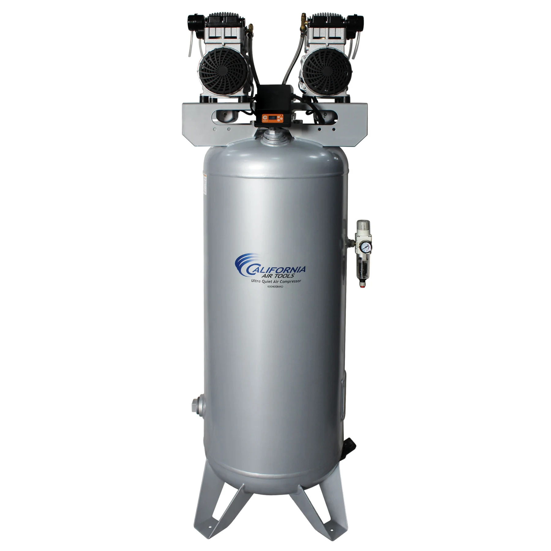 CALIFORNIA AIR TOOLS 60040SMAD Powerful 4.0 Hp SMART Ultra Quiet & Oil-Free 60 Gallon ASME Stationary Air Compressor with Automatic Drain Valve 4