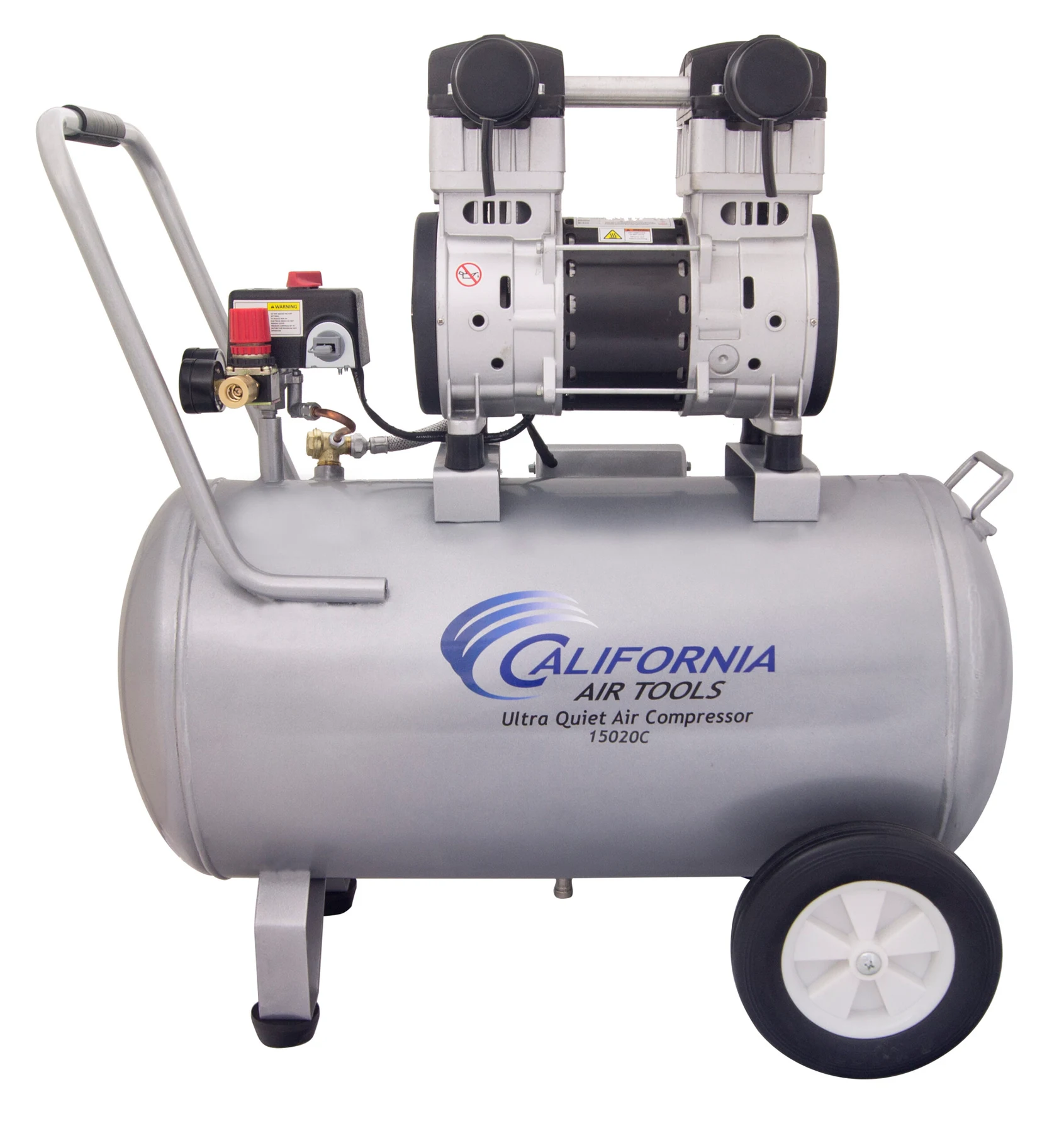 CALIFORNIA AIR TOOLS 15020C Ultra Quiet, Oil-Free and Powerful 2.0 Hp 15-Gallon Air Compressor 6