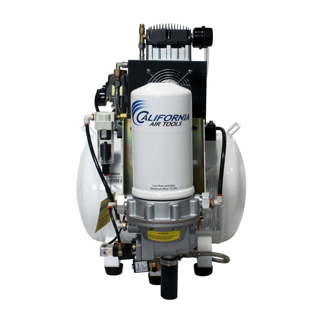 CALIFORNIA AIR TOOLS 10020HDCADC Powerful 2.0 Hp Ultra Quiet, Ultra Dry & Oil-Free 10 Gallon Air Compressor with 98% Air Drying System and Automatic Drain Valve