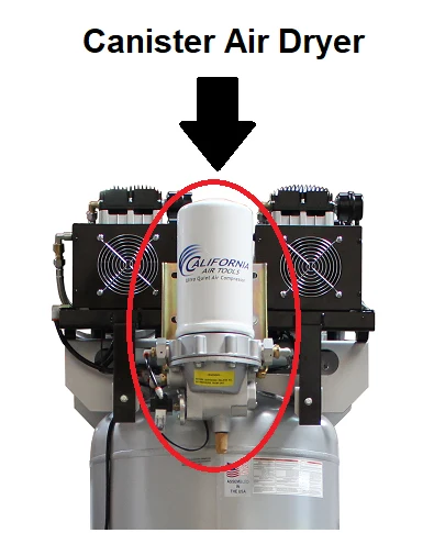 CALIFORNIA AIR TOOLS 60040DCADC Powerful 4.0 Hp Ultra Quiet, Ultra Dry & Oil-Free Air Compressor with 98% Drying System and Automatic Drain Valve 15