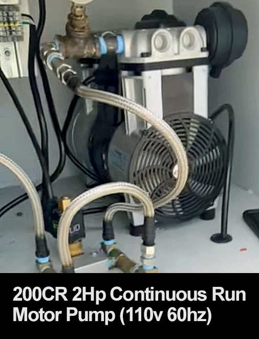 CALIFORNIA AIR TOOLS 200CR Continuous Run Ultra Quiet Oil-Free 2.0 Hp Motor/Pump (100% Duty Cycle) 13