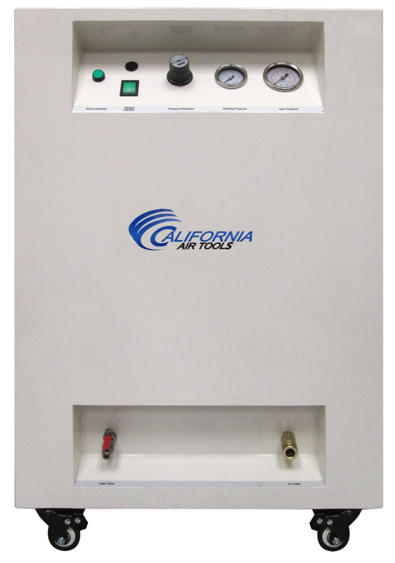 CALIFORNIA AIR TOOLS 10020SMSPC 2.0 Hp SMART Ultra-Quiet & Oil-Free 10 Gallon Air Compressor in Sound Proof Cabinet 14