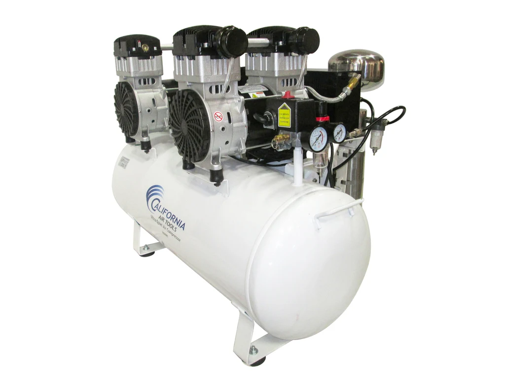 CALIFORNIA AIR TOOLS 20040DCAD Powerful 4.0 Hp Ultra Quiet & Oil-Free 20 Gallon Air Compressor with 80% Air Drying System and Automatic Drain Valve 10