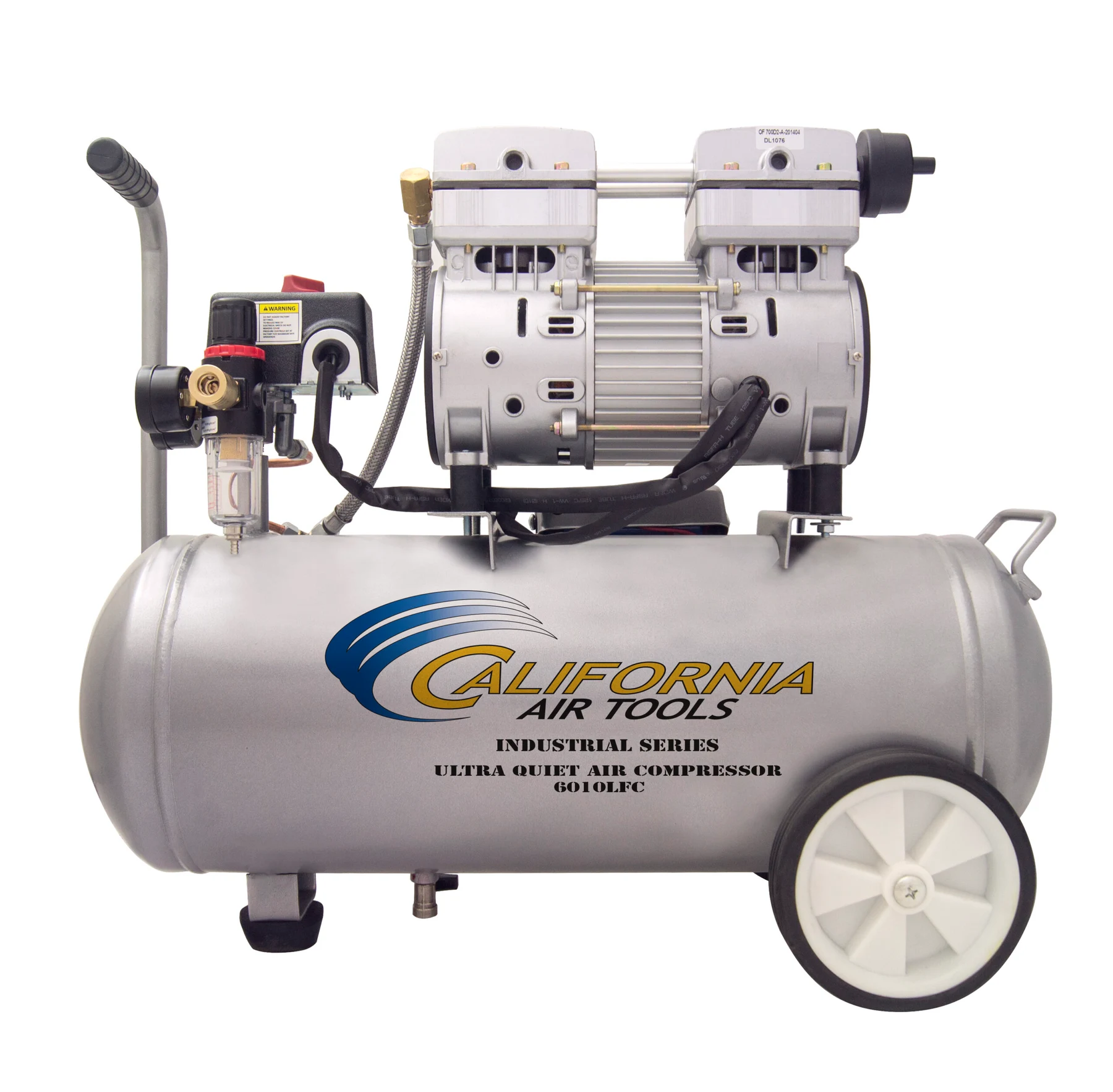 CALIFORNIA AIR TOOLS 6010LFC Ultra Quiet 1.0 Hp, Oil-Free, Lightweight 6-Gallon Air Compressor (Industrial Series) 4