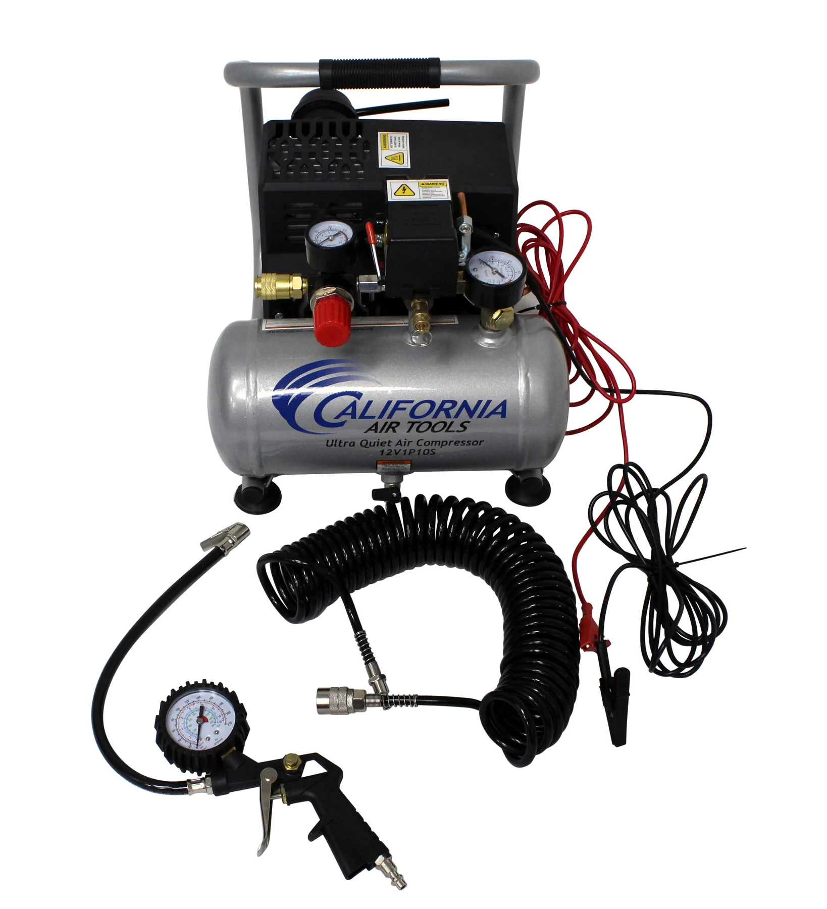 California Air Tools 12 Volt Light & Quiet 12V1P10S Portable Air Compressor 2
