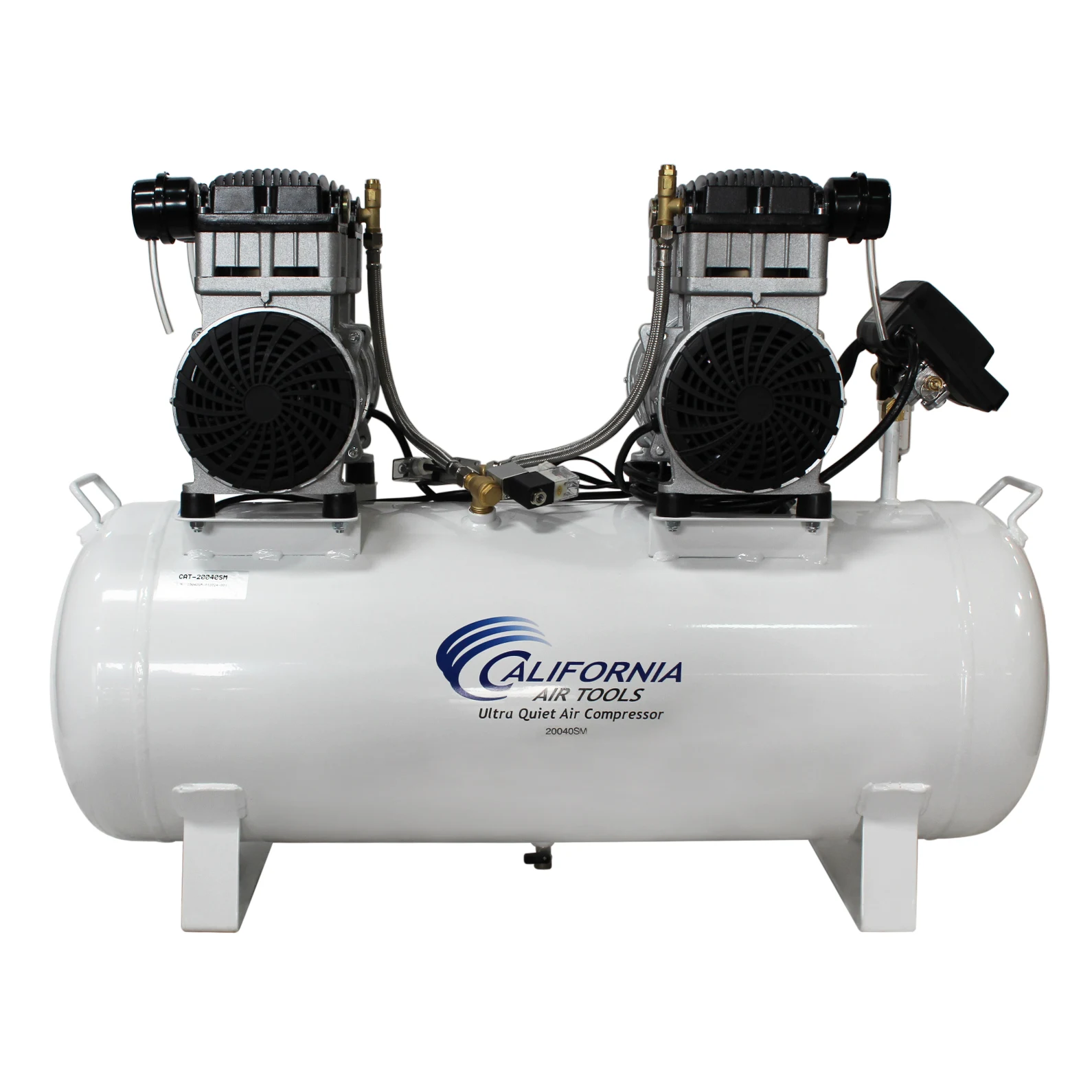 CALIFORNIA AIR TOOLS 20040SM Powerful 4.0 Hp SMART Ultra Quiet & Oil-Free 20 Gallon Air Compressor 18