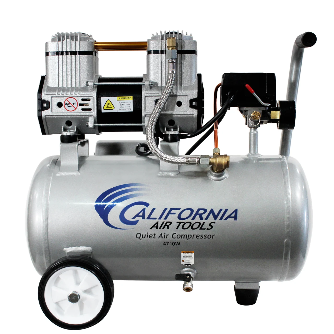 California Air Tools 4710W 4.7 Gal 1.0 Hp Quiet Air Compressor 16