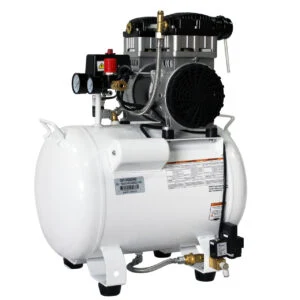 CALIFORNIA AIR TOOLS 10020CHAD Powerful 2.0 Hp Ultra Quiet, Oil-Free 10 Gallon Air Compressor with Automatic Drain Valve