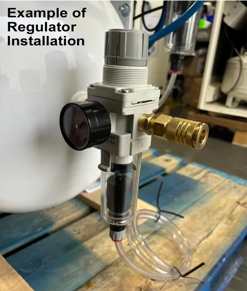 Air Pressure Filter Regulator with Micro Mist Separator 1/2 NPT 2