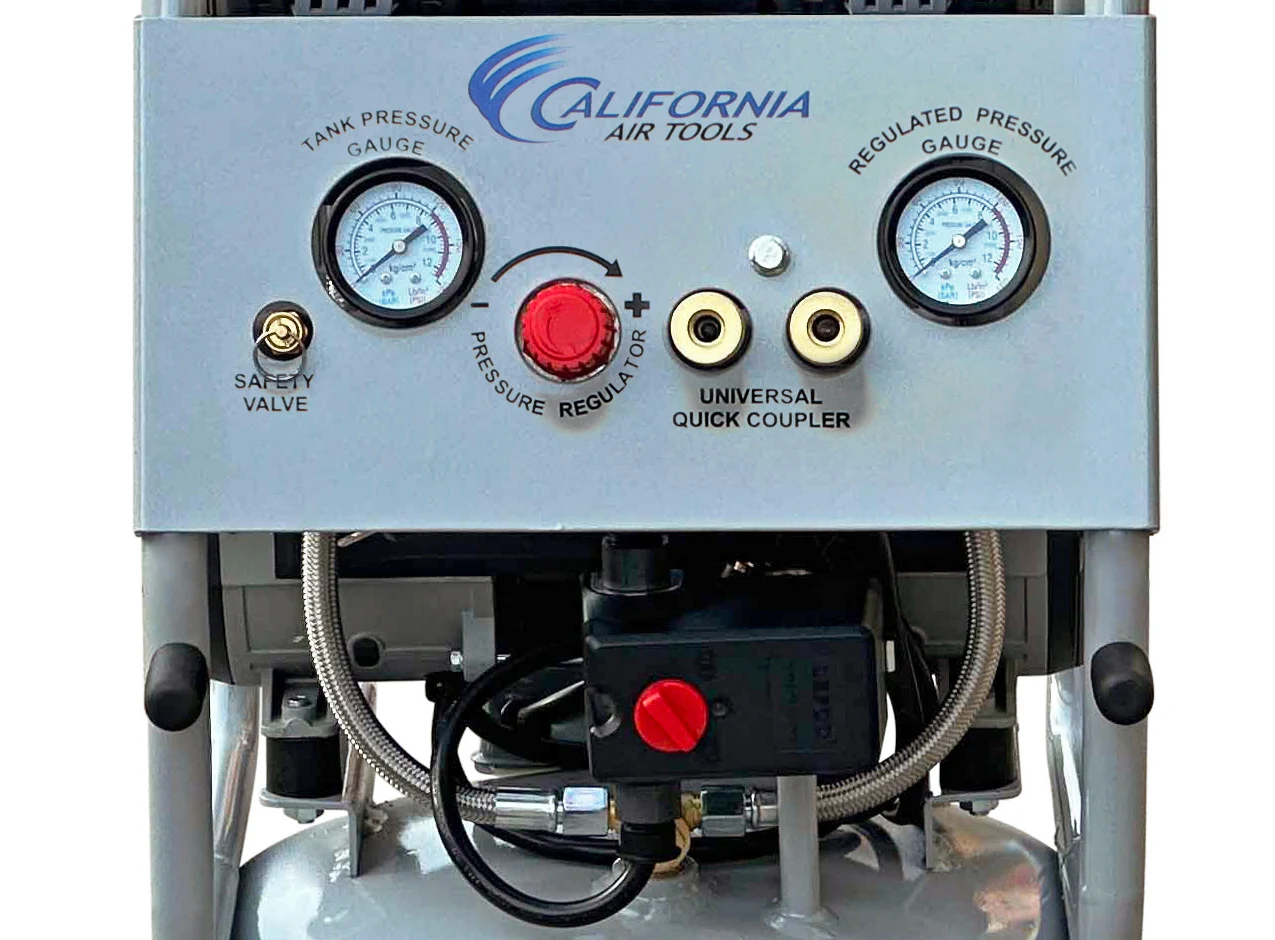 CALIFORNIA AIR TOOLS 10020C Ultra Quiet Oil-Free Powerful 2.0 Hp 10 Gallon Air Compressor 17