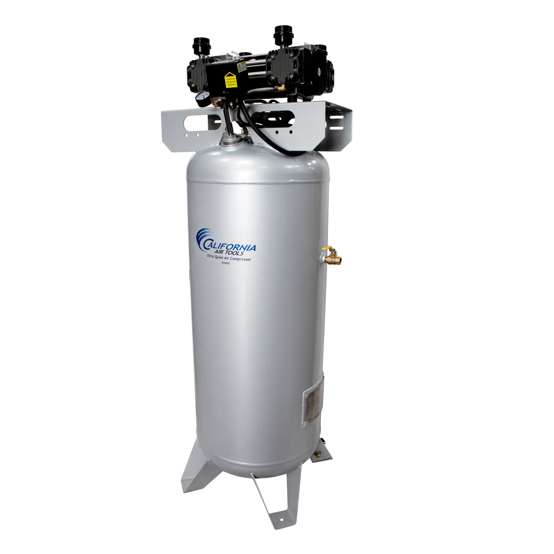 CALIFORNIA AIR TOOLS 60065C Powerful 6.5 Hp Ultra Quiet & Oil-Free 60 Gallon ASME Air Compressor 3