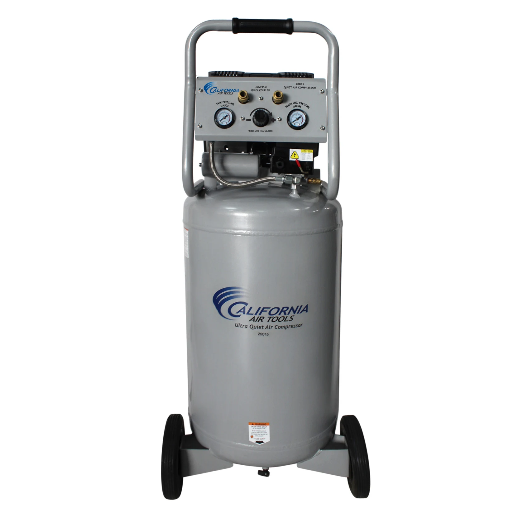 CALIFORNIA AIR TOOLS 20015 Ultra Quiet, Oil-Free and Powerful 1.5 Hp Portable 20-Gallon Air Compressor 9