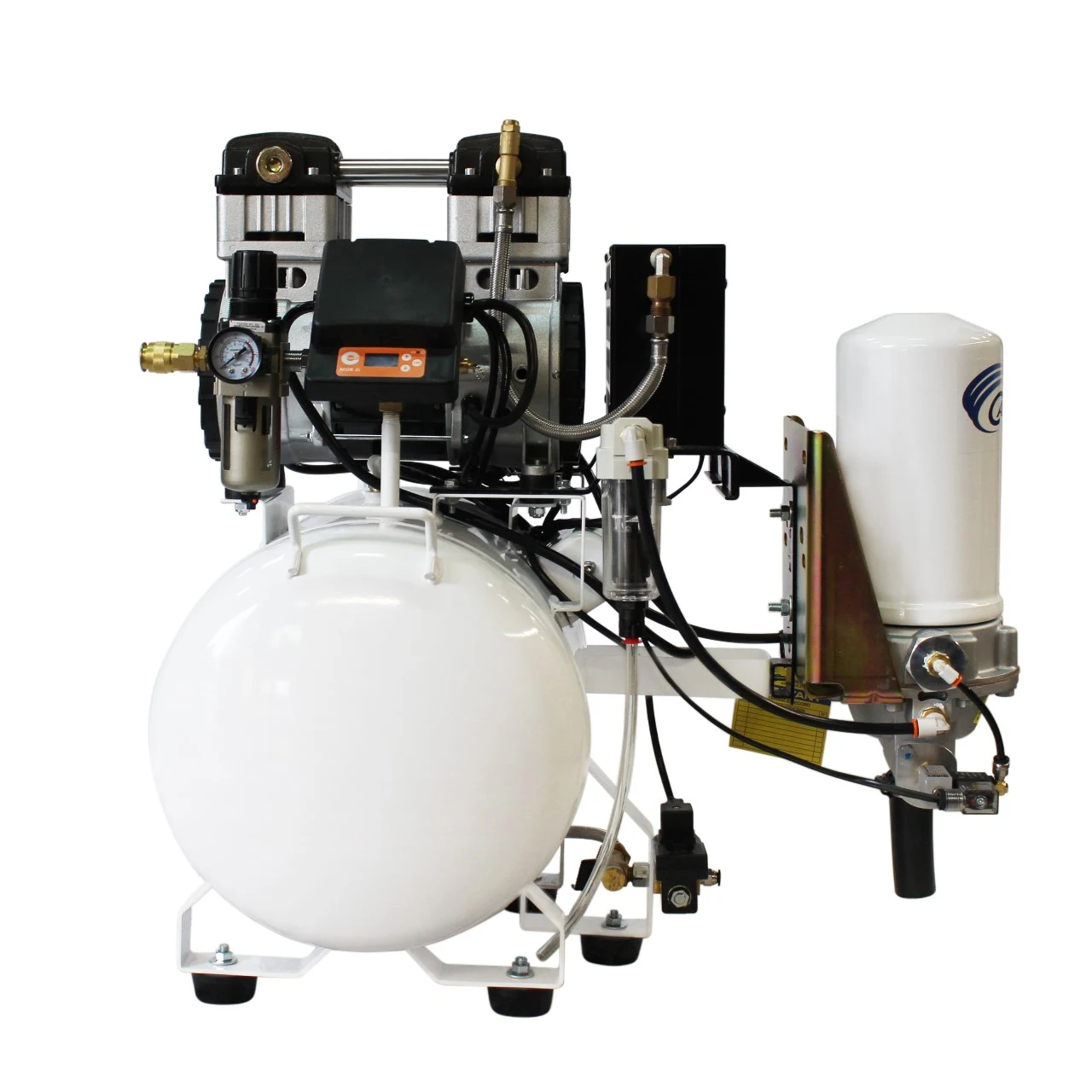CALIFORNIA AIR TOOLS 10020HDSMADC Powerful 2.0 Hp SMART Ultra Quiet & Oil-Free 10 Gallon Air Compressor with 98% Air Dryer and Automatic Drain Valve 13
