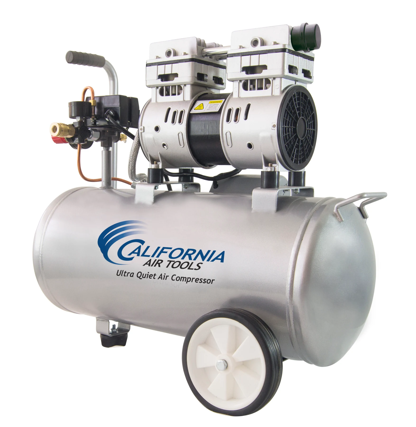 California Air Tools Ultra Quiet 8010 PK Air Compressor, 1.0 Hp 8-Gallon & LVLP Spray Painting Kit 6