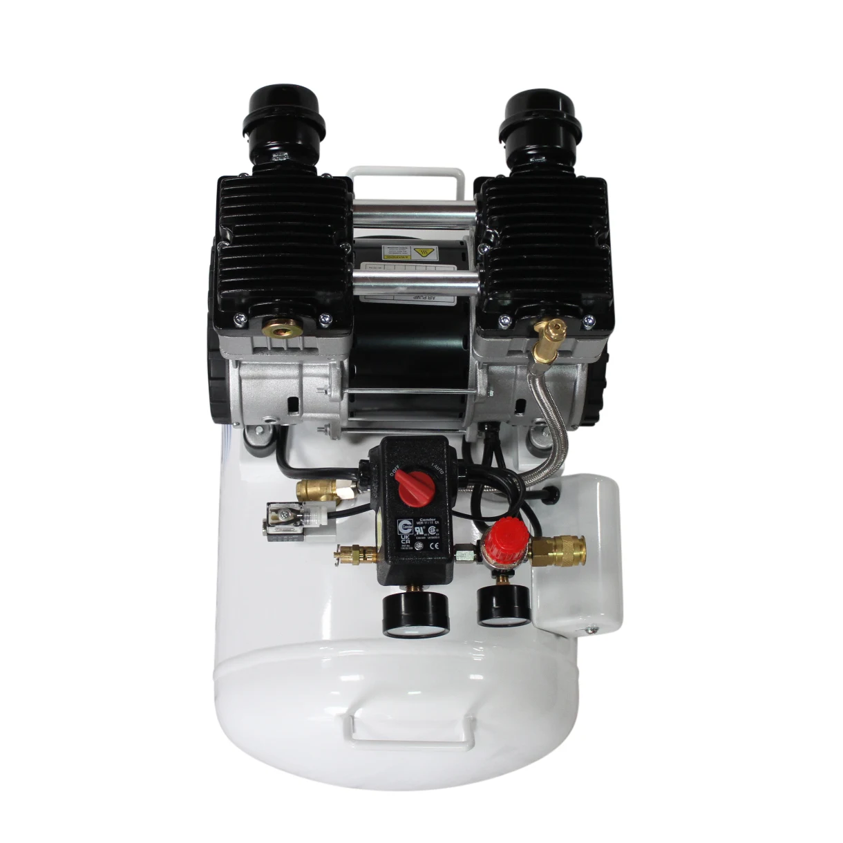 CALIFORNIA AIR TOOLS 10020CHAD Powerful 2.0 Hp Ultra Quiet, Oil-Free 10 Gallon Air Compressor with Automatic Drain Valve 18