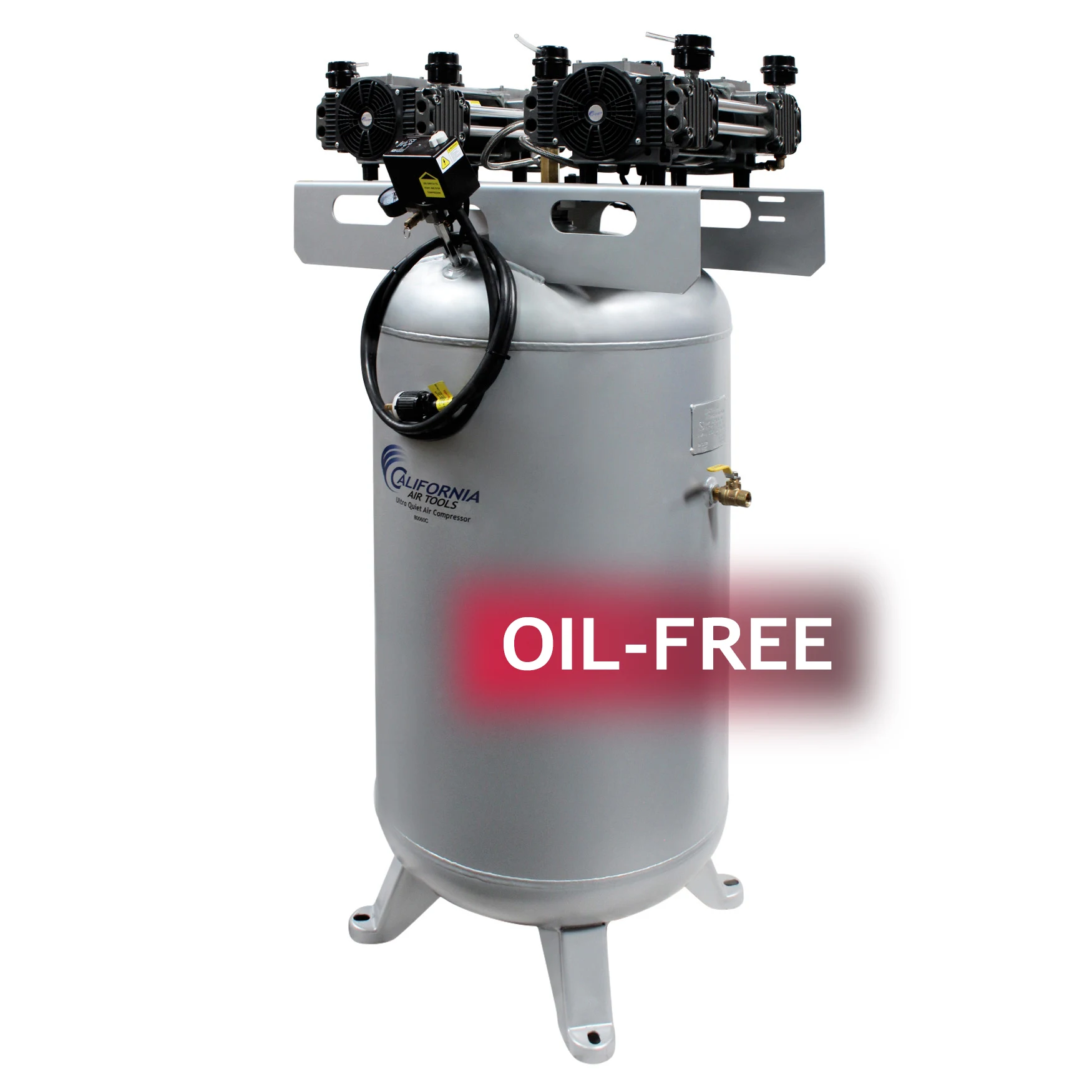 CALIFORNIA AIR TOOLS 80060C Powerful 6.0 Hp Ultra Quiet & Oil-Free 80 Gallon Stationary Air Compressor 17