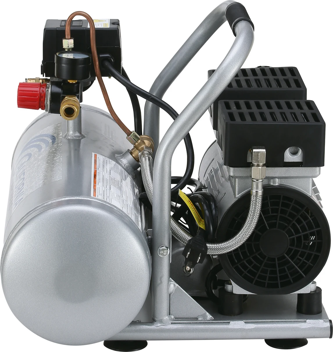 CALIFORNIA AIR TOOLS 2010A 4-PACK Bundle of Ultra Quiet, Oil-Free, 1.0 Hp 2 Gallon Air Compressors 15