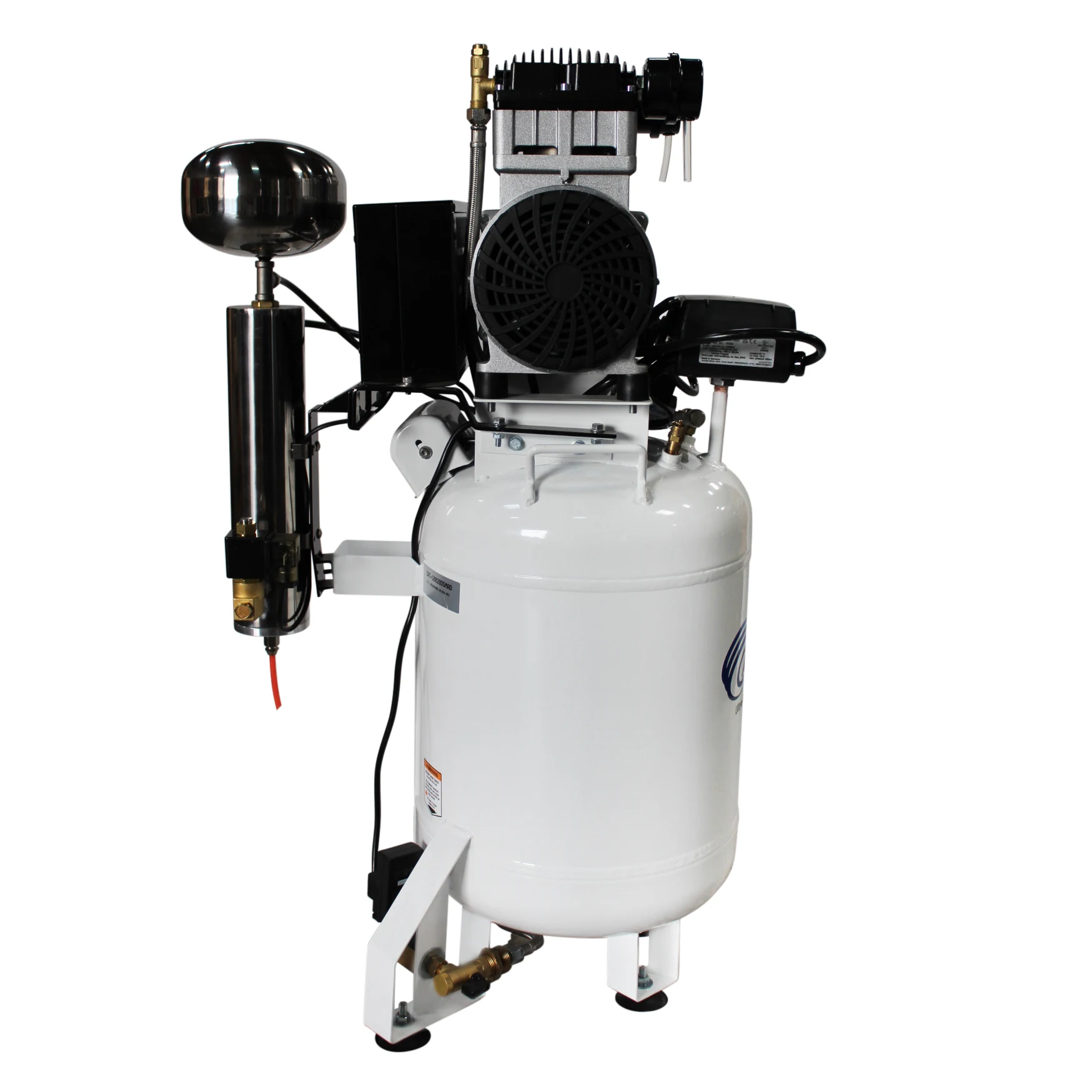 CALIFORNIA AIR TOOLS 10020DSMAD Powerful 2.0 Hp SMART Ultra Quiet & Oil-Free 10 Gallon Air Compressor with 80% Air Dryer and Automatic Drain Valve 13