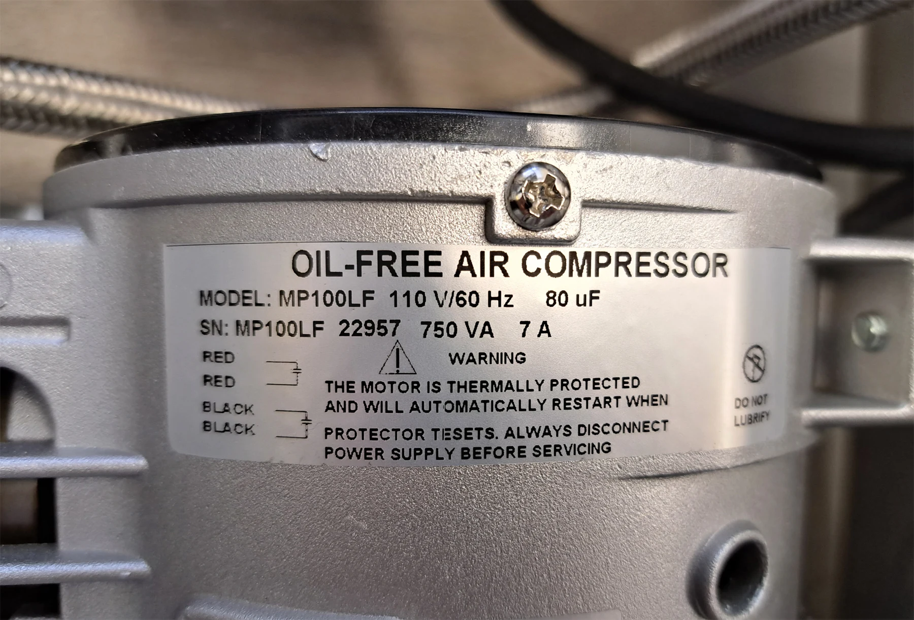 California Air Tools MP-100LF (110v 60hz) 1.0 Hp Motor-Pump – Long Life 7