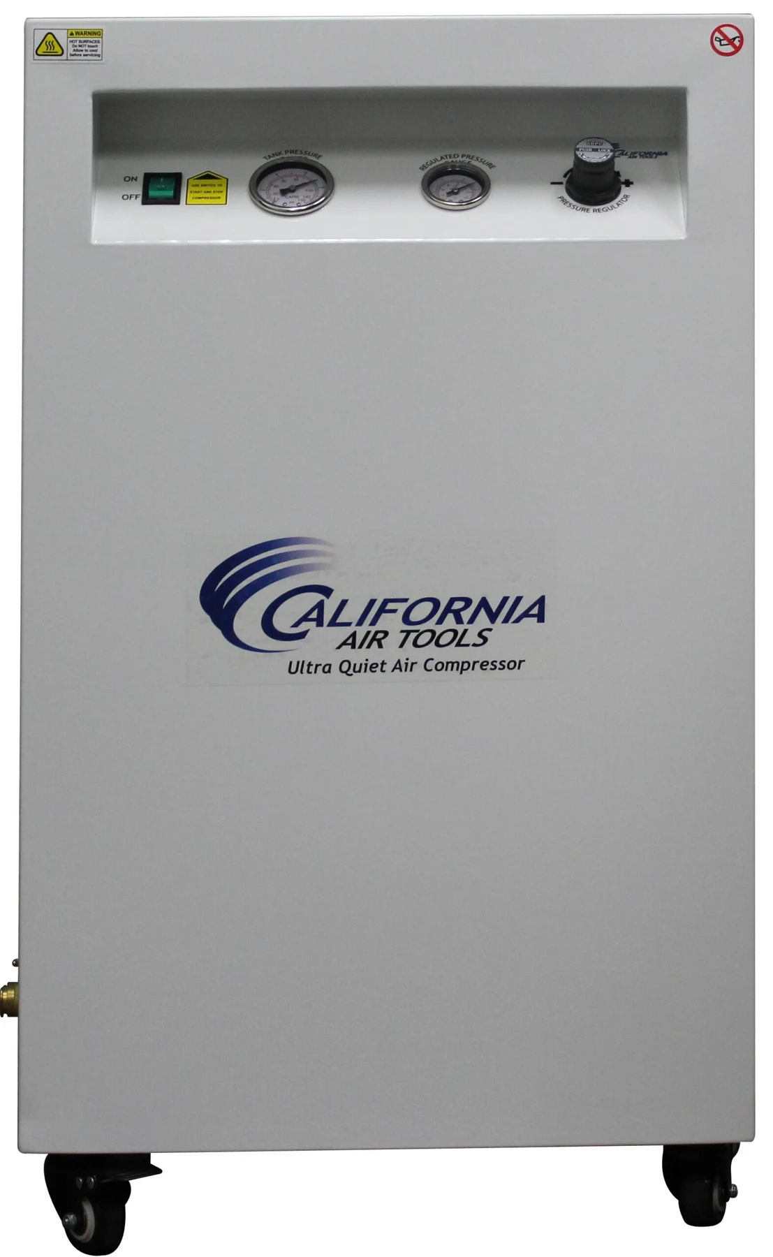 CALIFORNIA AIR TOOLS 20040SPCAD Ultra Quiet and Oil-Free 4.0 Hp Air Compressor in Sound Proof Cabinet with Auto Drain Valve 11