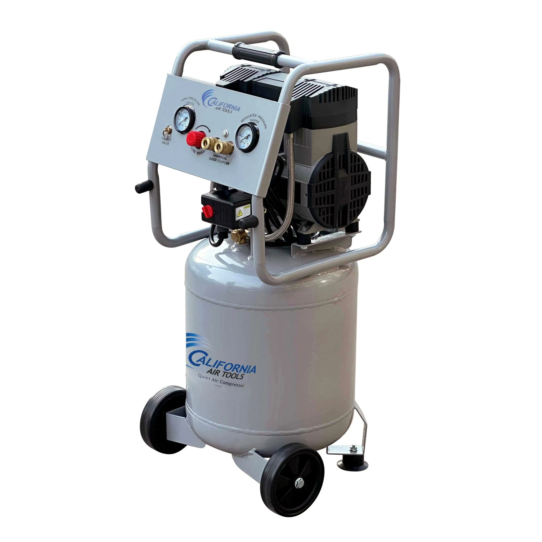 CALIFORNIA AIR TOOLS 10020C Ultra Quiet Oil-Free Powerful 2.0 Hp 10 Gallon Air Compressor 6